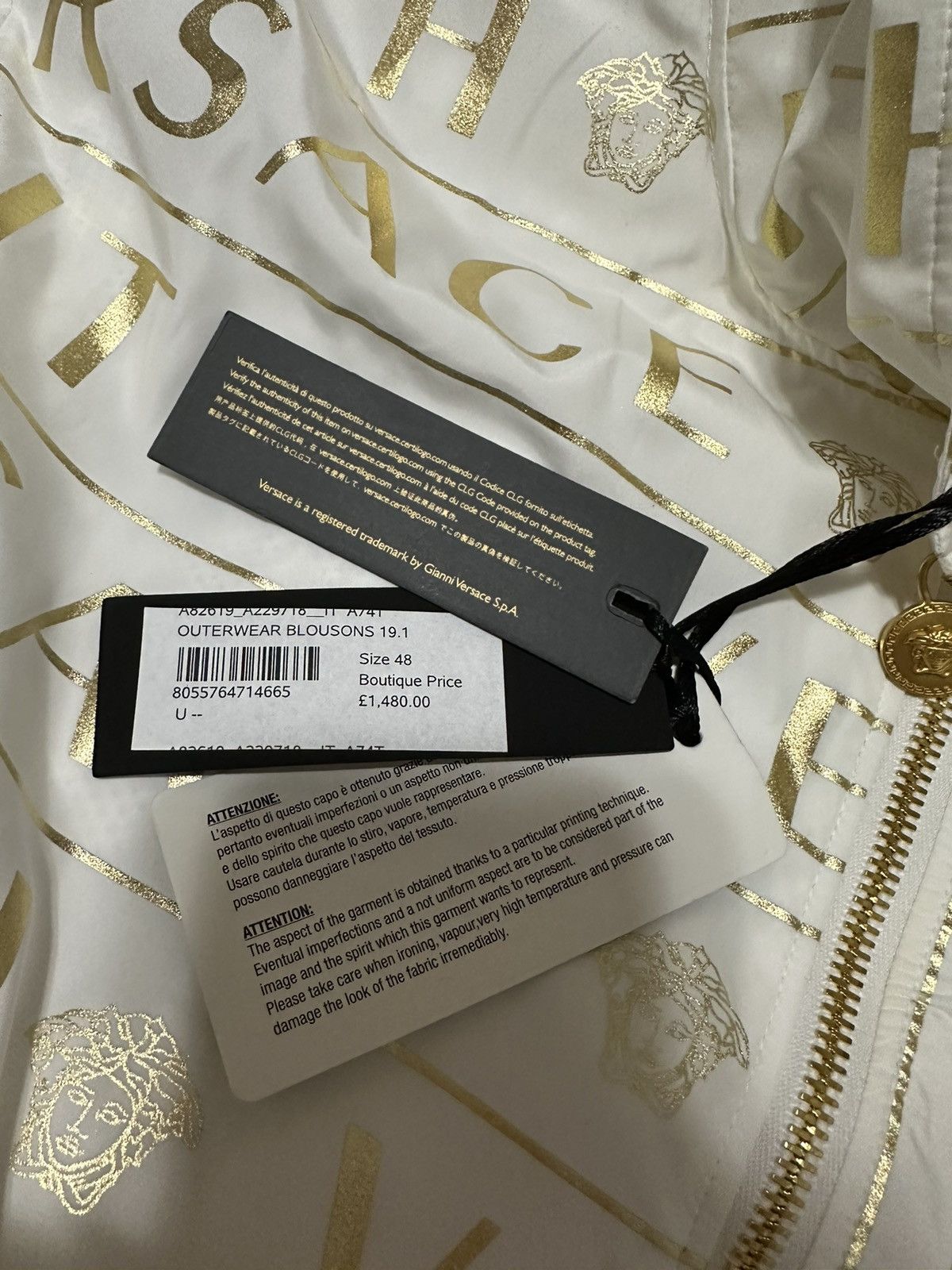 Kith × Versace Kith X Versace light Jacket medusa Size US M / EU 48-50 / 2 - 4 Thumbnail