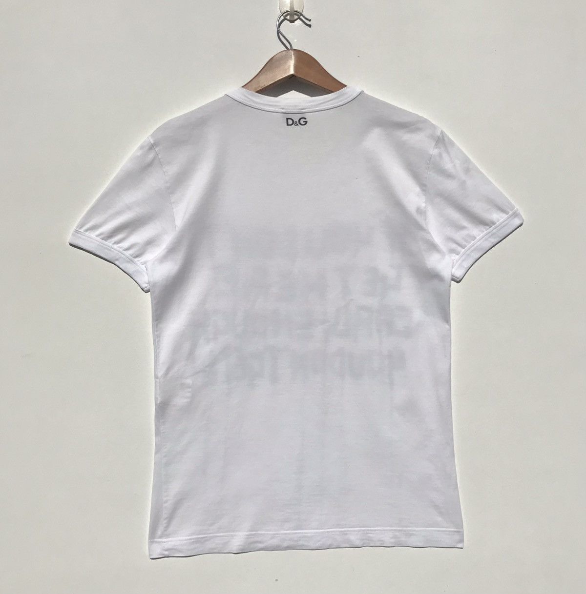 Dolce & Gabbana Vintage Dolce & Gabbana Tee Wording Dolce & Gabbana Luxury Size US S / EU 44-46 / 1 - 2 Thumbnail