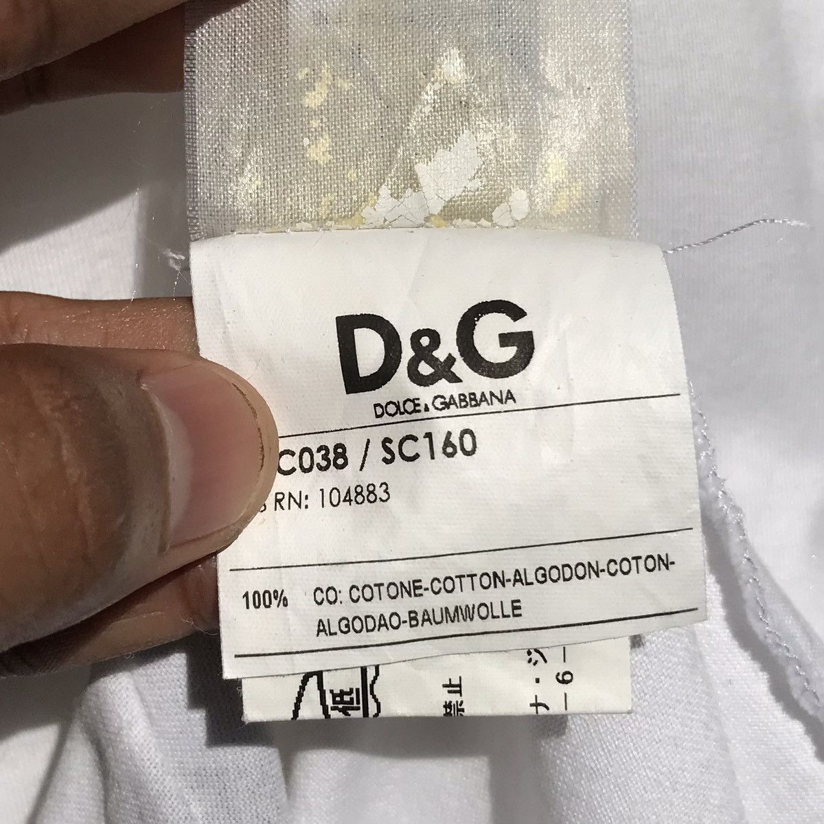 Dolce & Gabbana Vintage Dolce & Gabbana Tee Wording Dolce & Gabbana Luxury Size US S / EU 44-46 / 1 - 16 Thumbnail