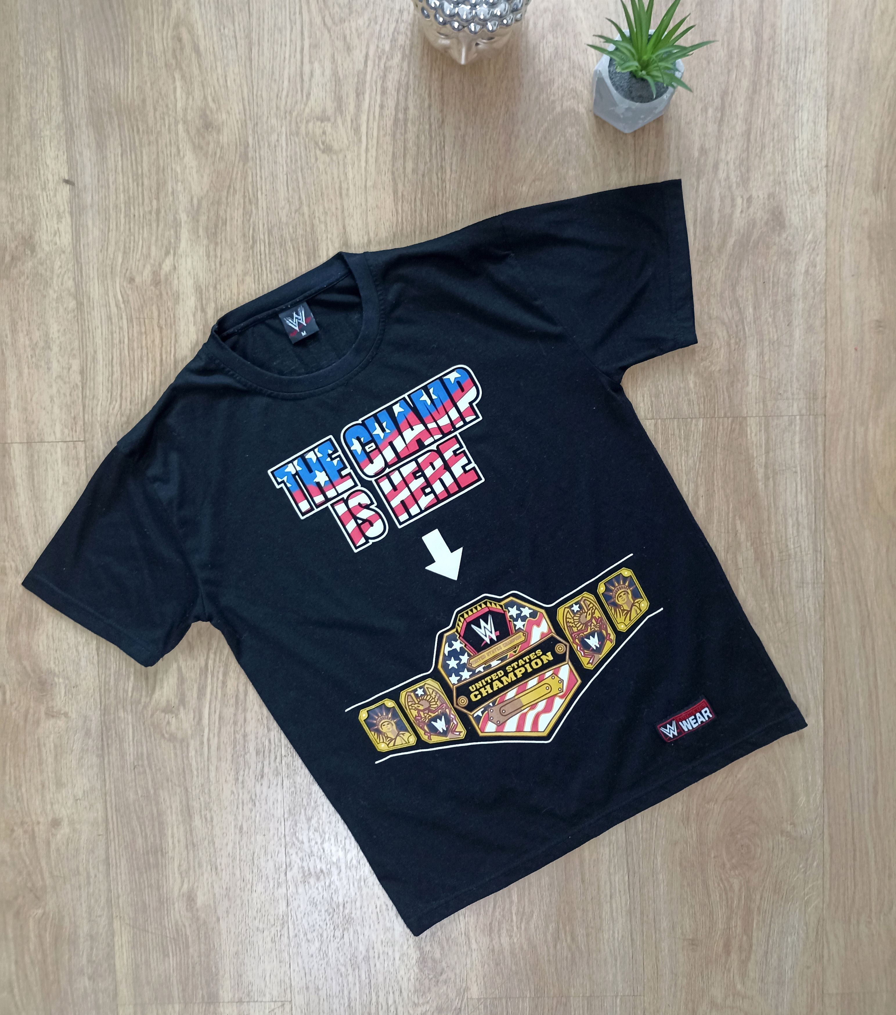Vintage Wrestling t-shirt Champ Is Here M Size US M / EU 48-50 / 2 - 1 Thumbnail