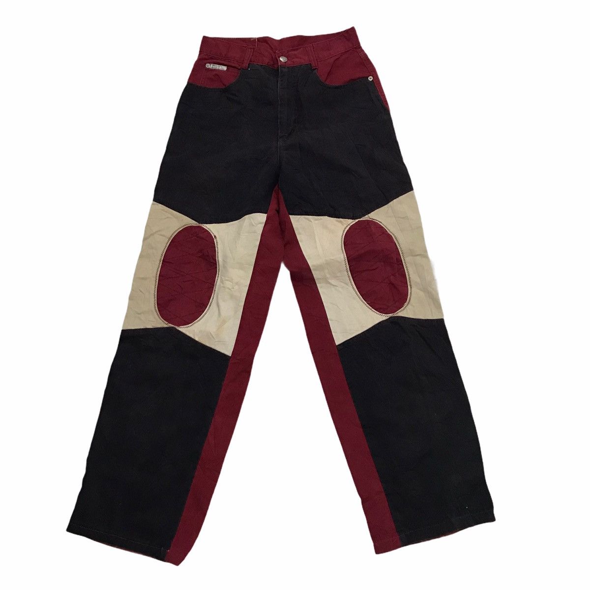 Japanese Brand Vintage Lefthanded Patchwork Pants Size US 28 / EU 44 - 2 Thumbnail