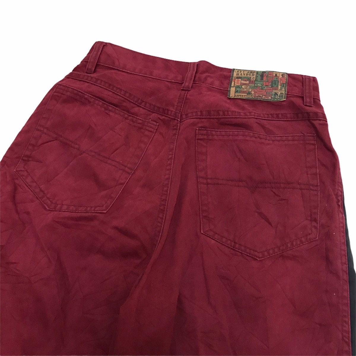 Japanese Brand Vintage Lefthanded Patchwork Pants Size US 28 / EU 44 - 5 Thumbnail