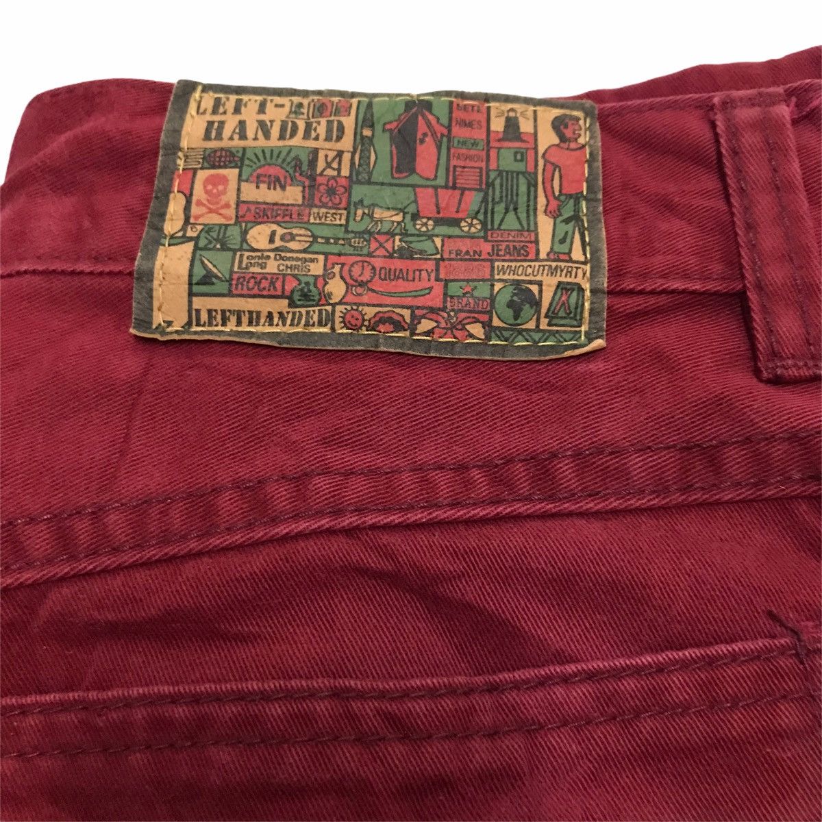 Japanese Brand Vintage Lefthanded Patchwork Pants Size US 28 / EU 44 - 6 Thumbnail