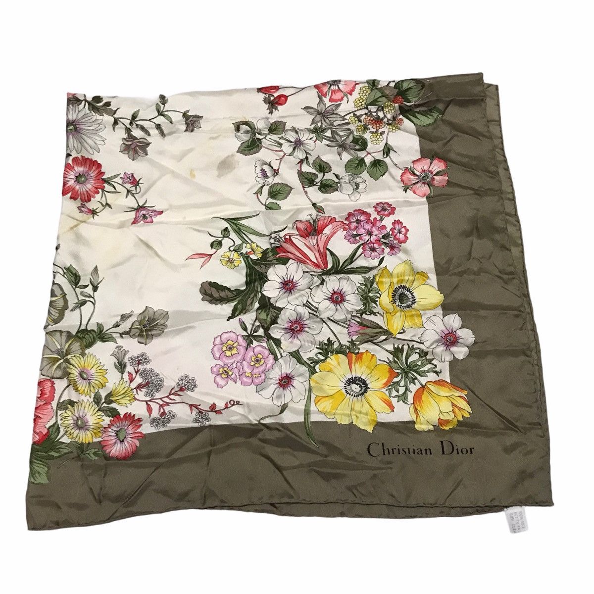 Christian Dior Monsieur Vintage Silk Christian Dior Scarf Size ONE SIZE - 1 Thumbnail