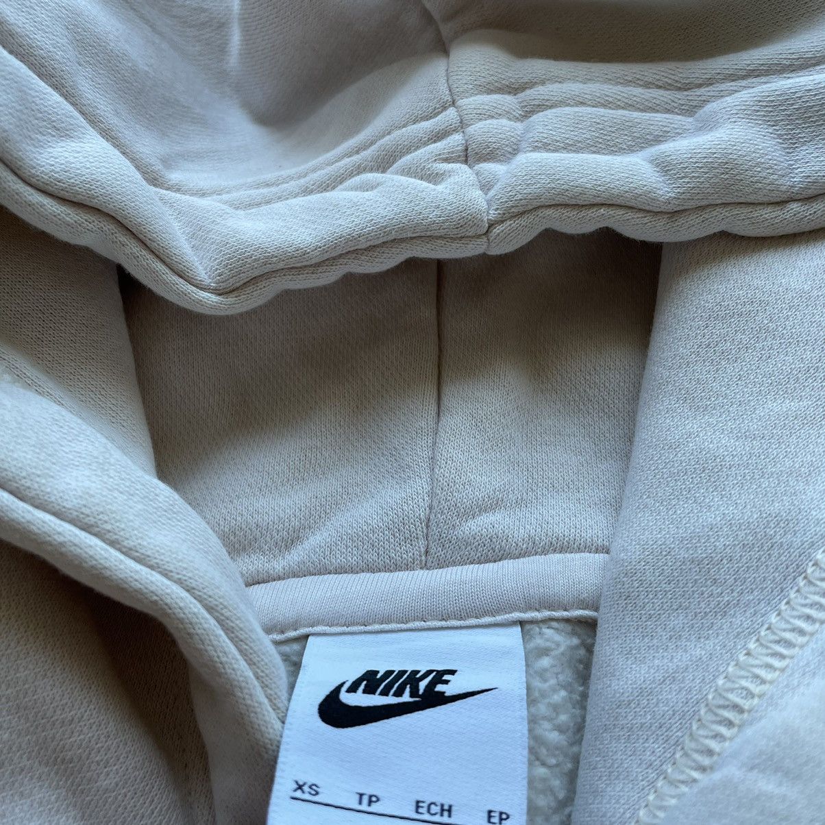 Nike × Vintage Vintage 2000s Nike Center swoosh Embroidered Hoodie XS Rare Size US XS / EU 42 / 0 - 7 Thumbnail