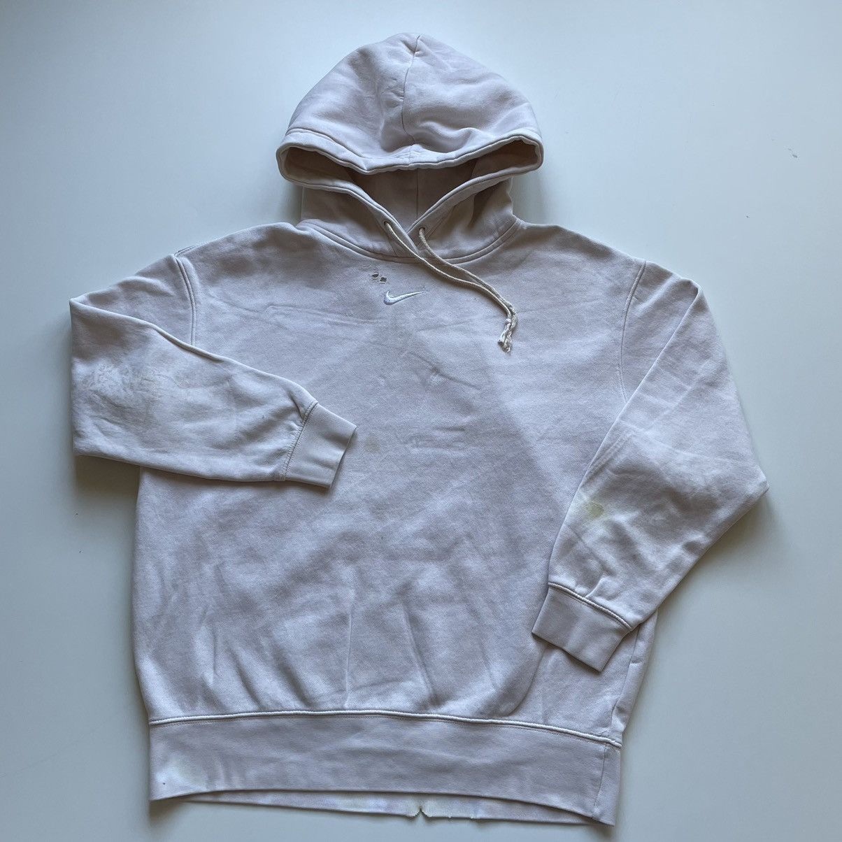 Nike × Vintage Vintage 2000s Nike Center swoosh Embroidered Hoodie XS Rare Size US XS / EU 42 / 0 - 1 Thumbnail