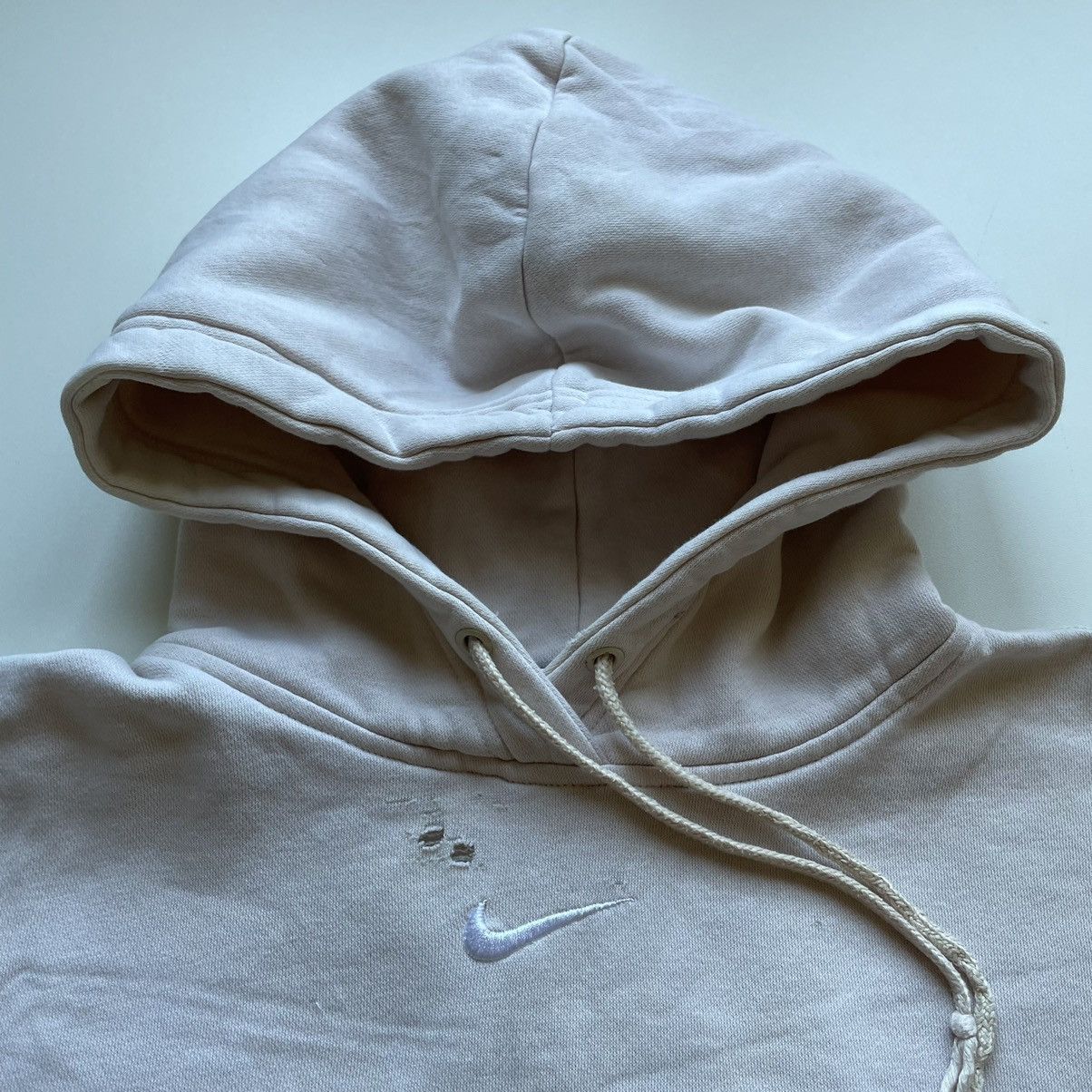 Nike × Vintage Vintage 2000s Nike Center swoosh Embroidered Hoodie XS Rare Size US XS / EU 42 / 0 - 2 Thumbnail