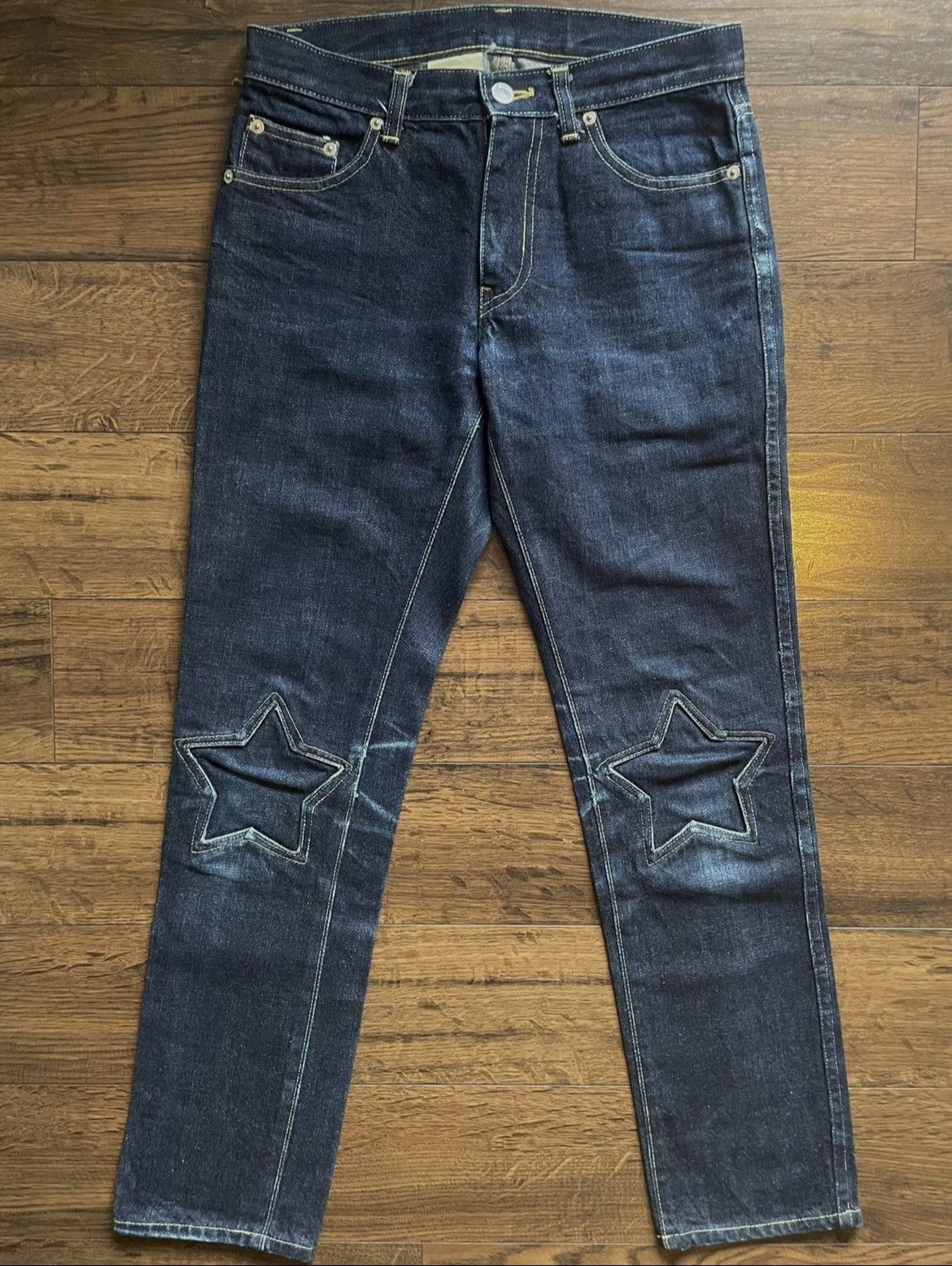 image of Undercover Aw 2000 “Melting Pot” Star Denim in Blue, Men's (Size 28)