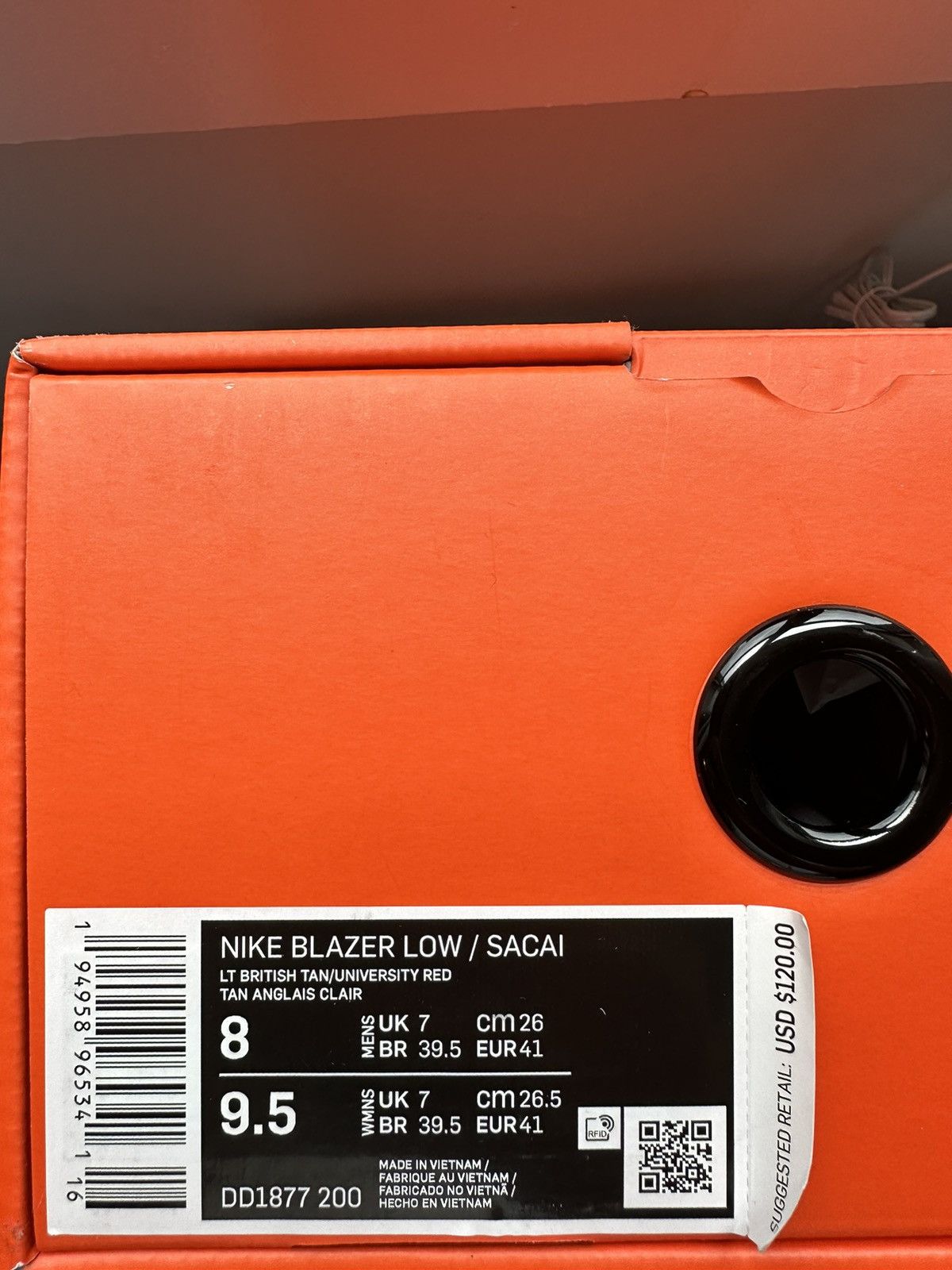 Nike × Sacai “British Tan” sacai Nike Blazer Low Size US 8 / EU 41 - 8 Thumbnail