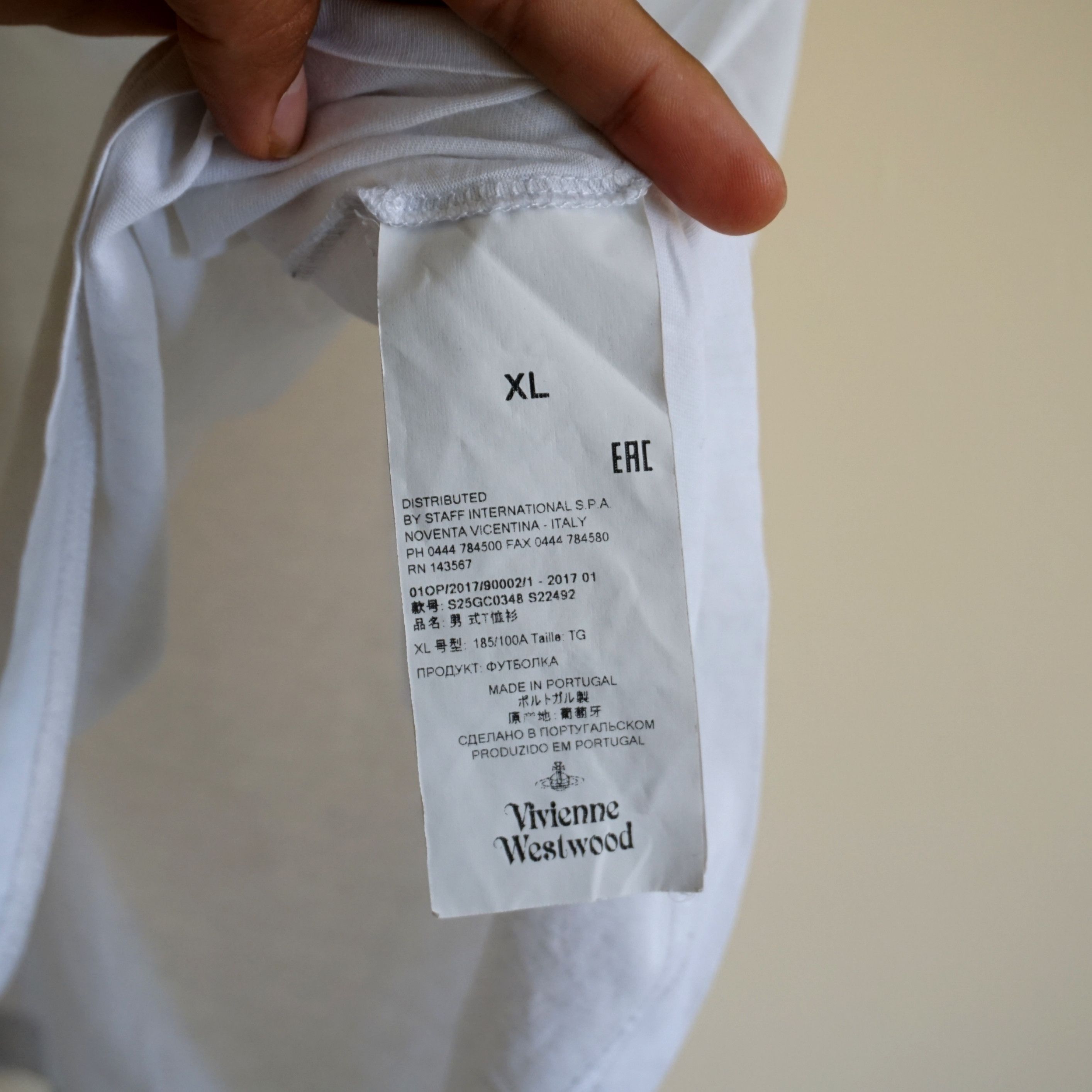 Hypebeast × Vivienne Westwood Tee Vivienne Westwood logo box Size US XL / EU 56 / 4 - 6 Thumbnail