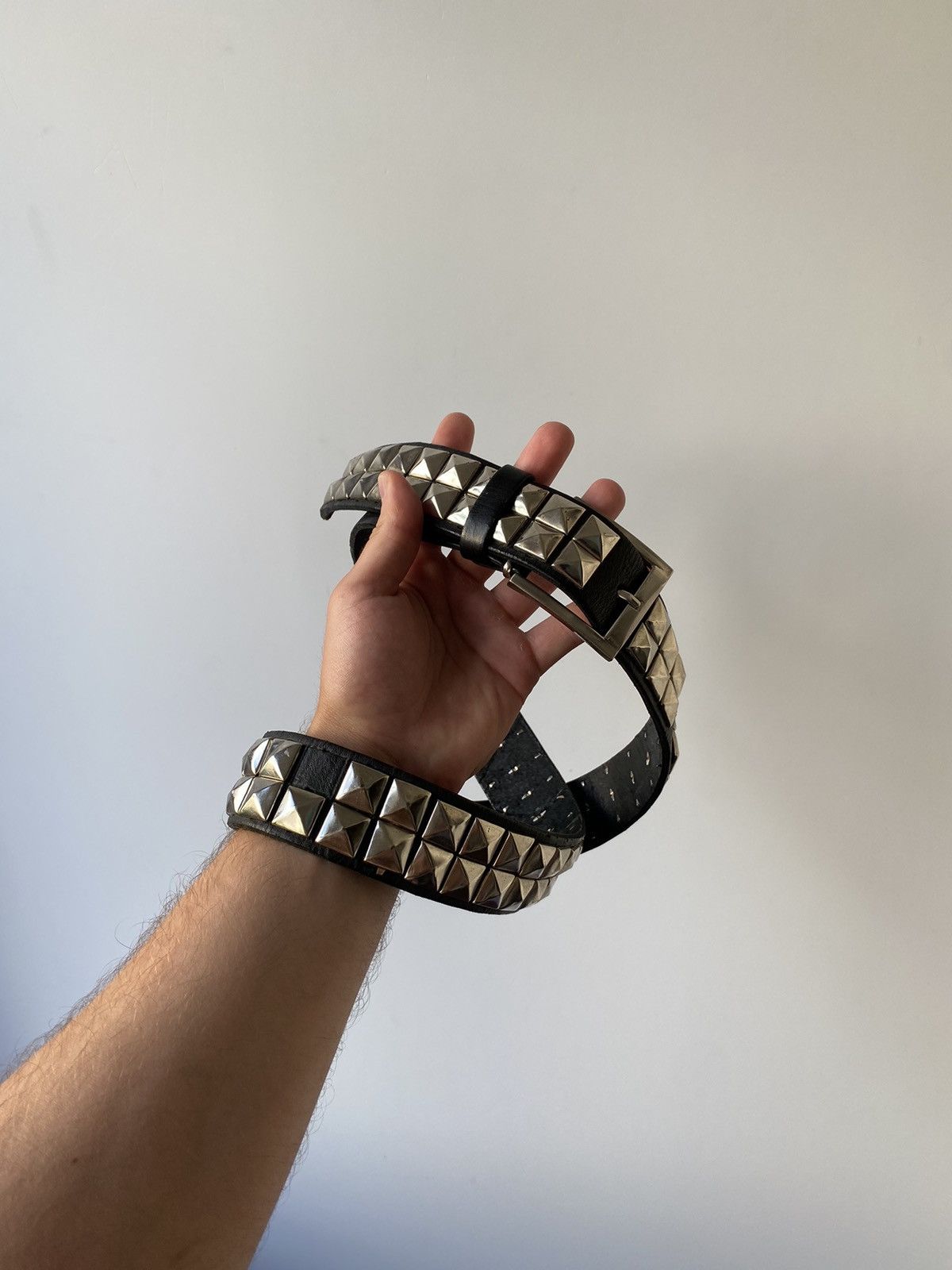 Japanese Brand Vintage 90s Japanese Metal Punk Rock Emo Goth Belt Japan Size ONE SIZE - 1 Thumbnail
