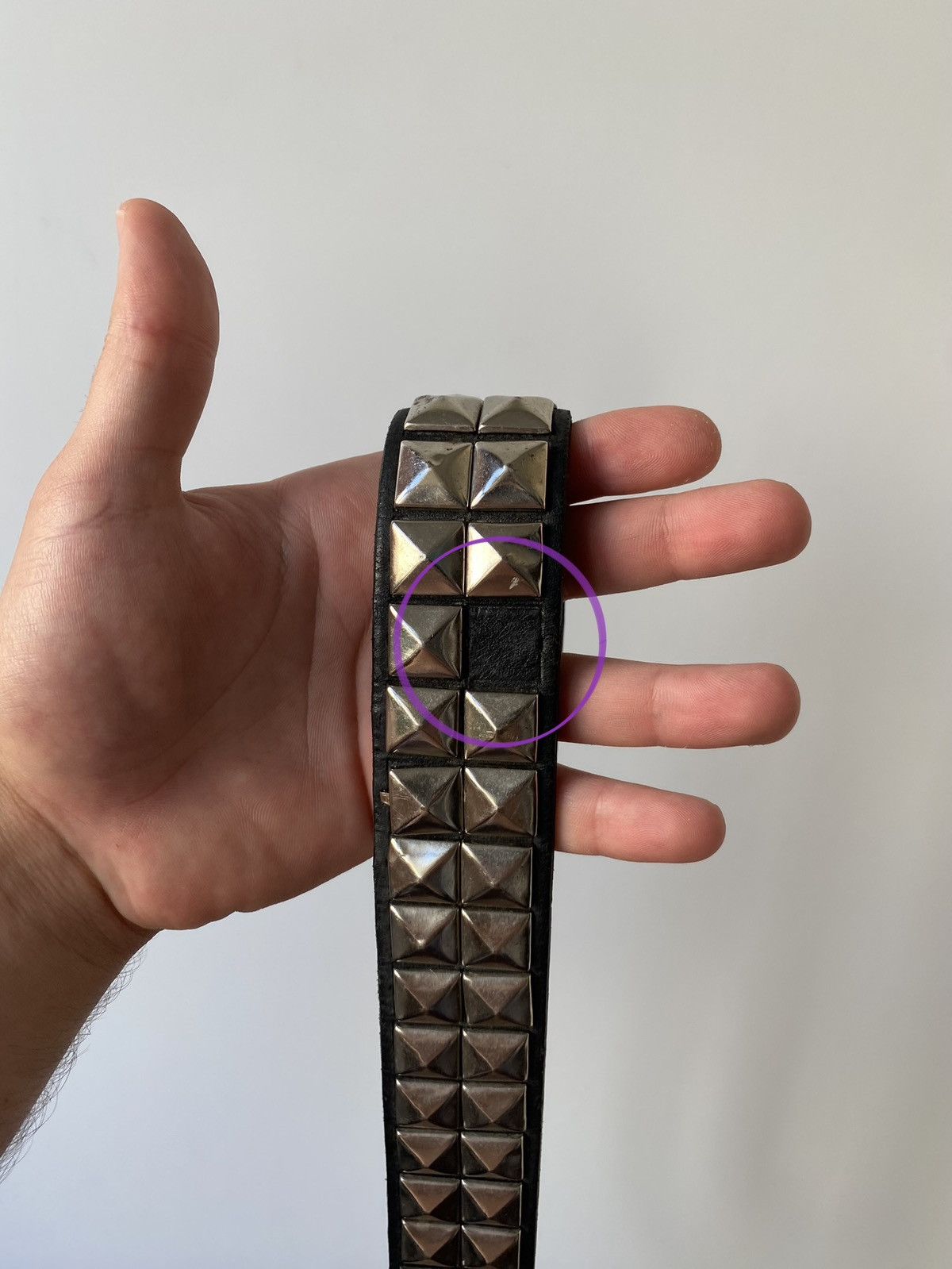 Japanese Brand Vintage 90s Japanese Metal Punk Rock Emo Goth Belt Japan Size ONE SIZE - 4 Thumbnail