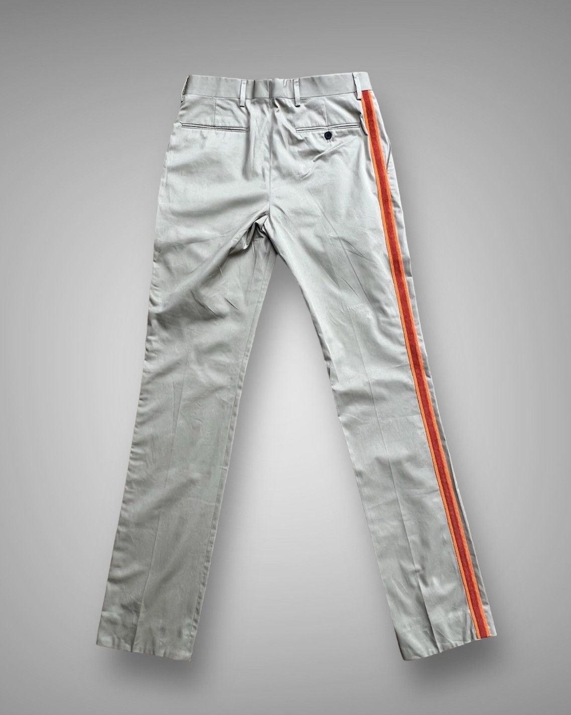 Calvin Klein 205W39NYC × Raf Simons Side Stripe Brigade Trousers Size US 32 / EU 48 - 2 Thumbnail