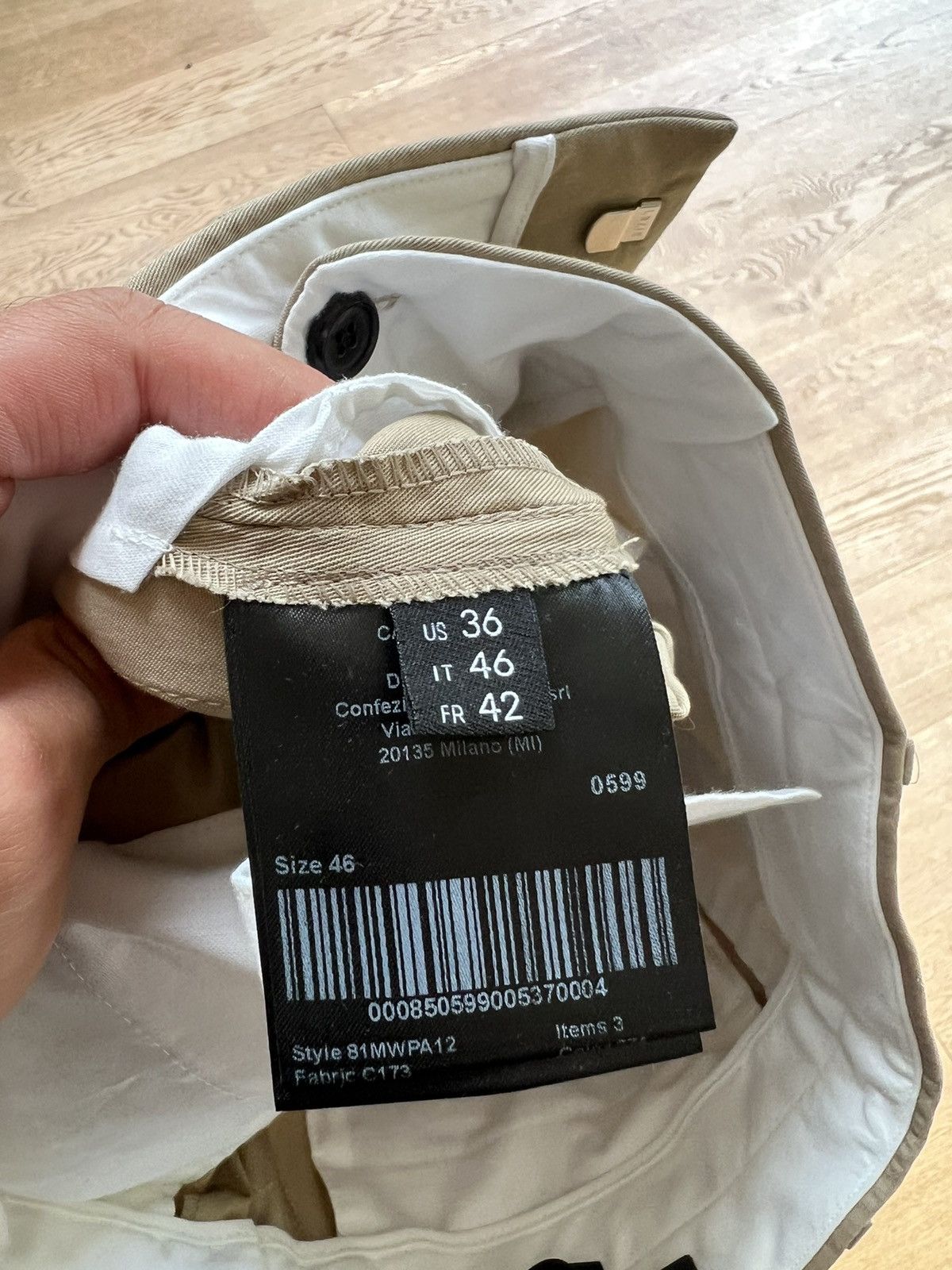 Calvin Klein 205W39NYC × Raf Simons Side Stripe Brigade Trousers Size US 32 / EU 48 - 7 Thumbnail