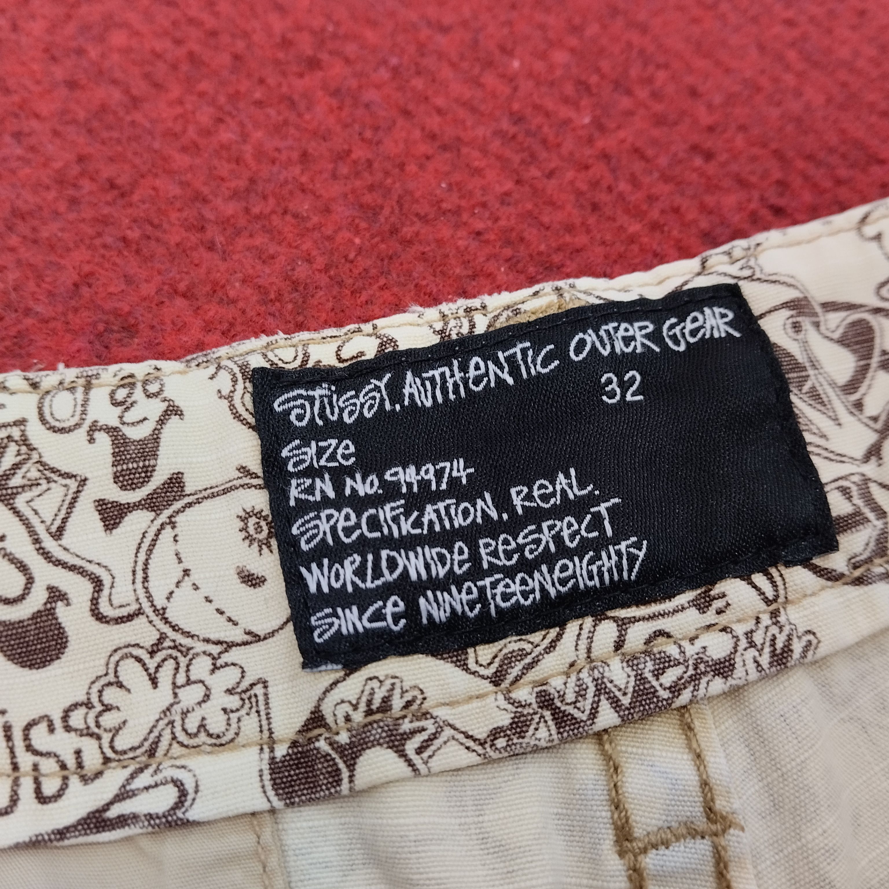 Stussy Summer Style Full Print Design Short Pants