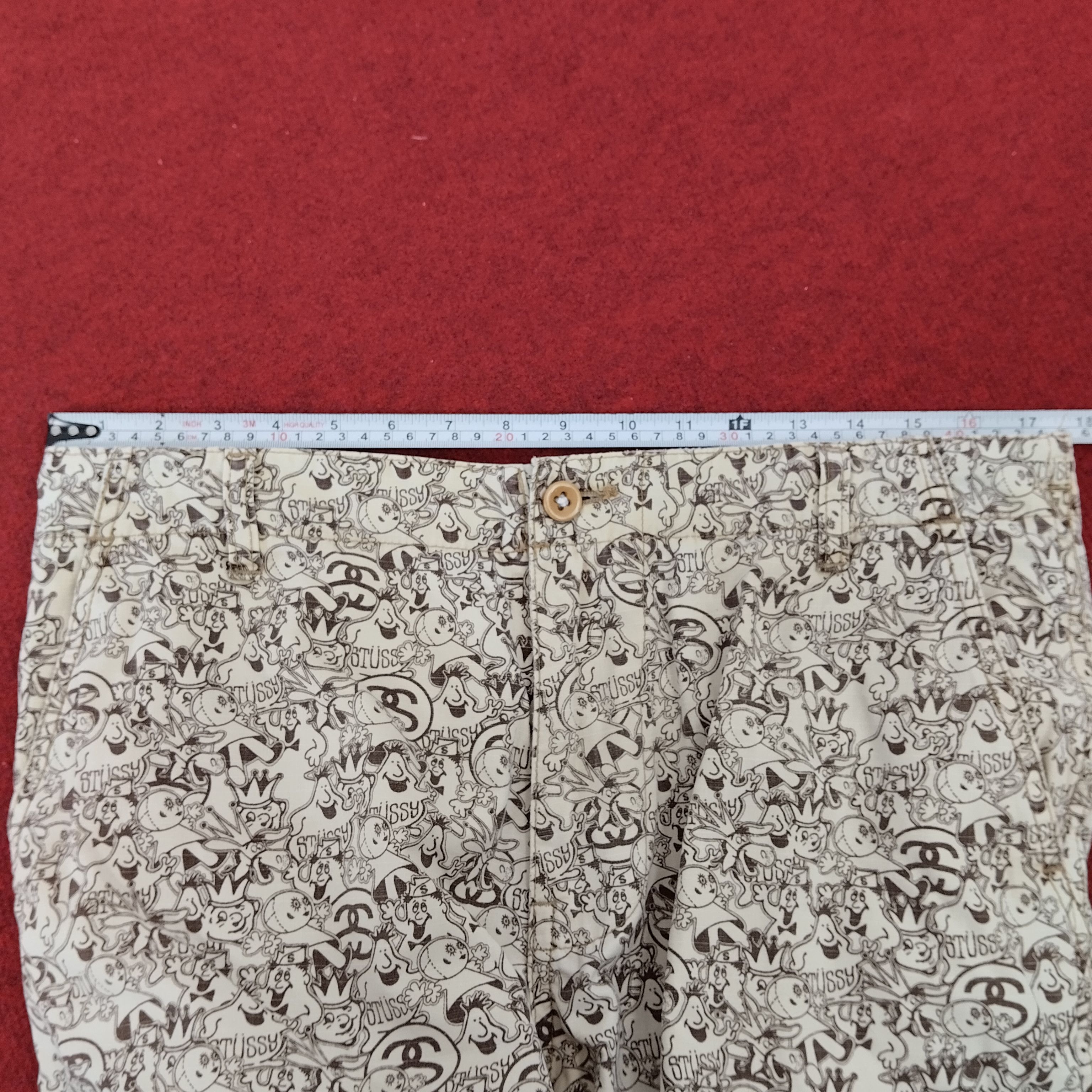 Stussy Summer Style Full Print Design Short Pants