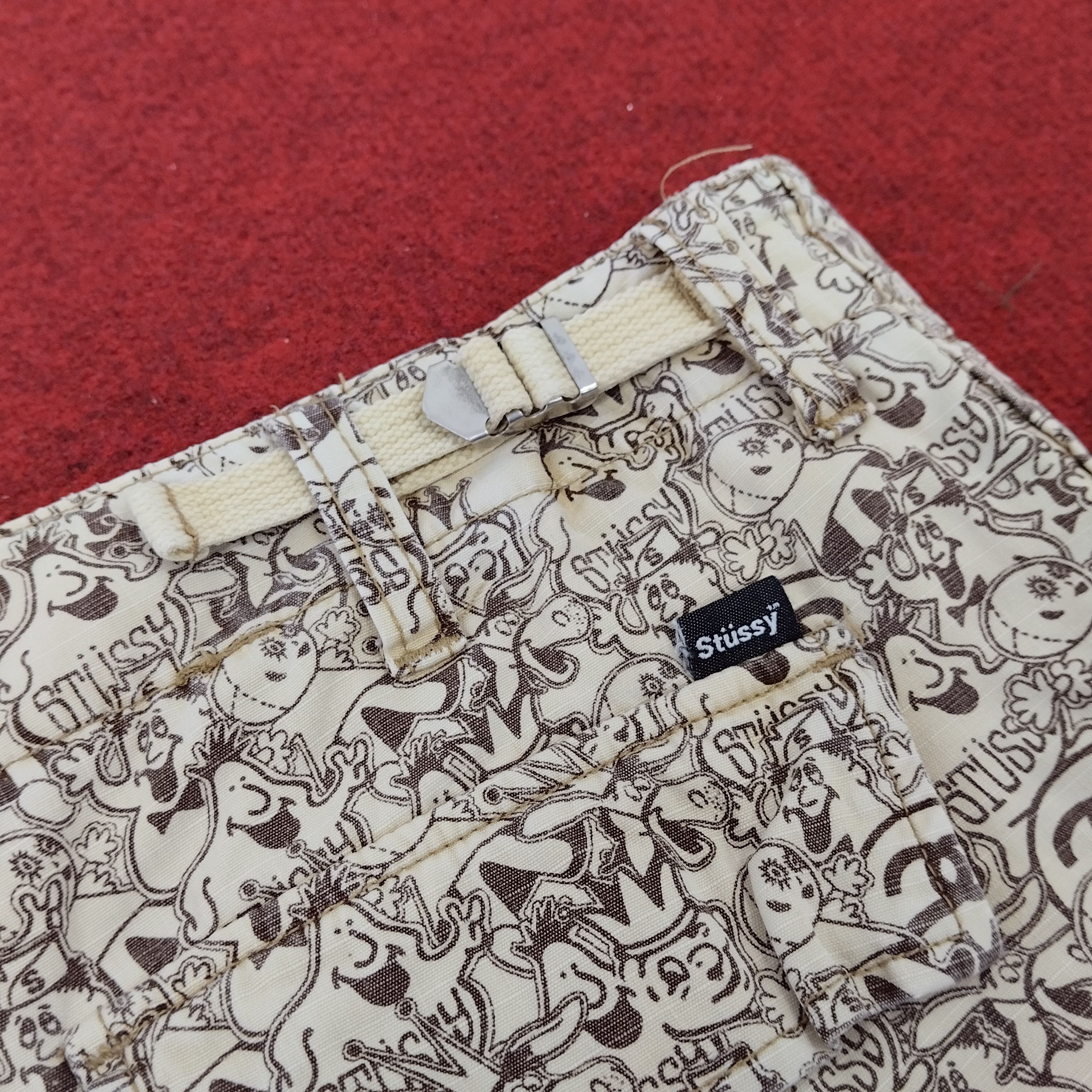 Stussy Summer Style Full Print Design Short Pants
