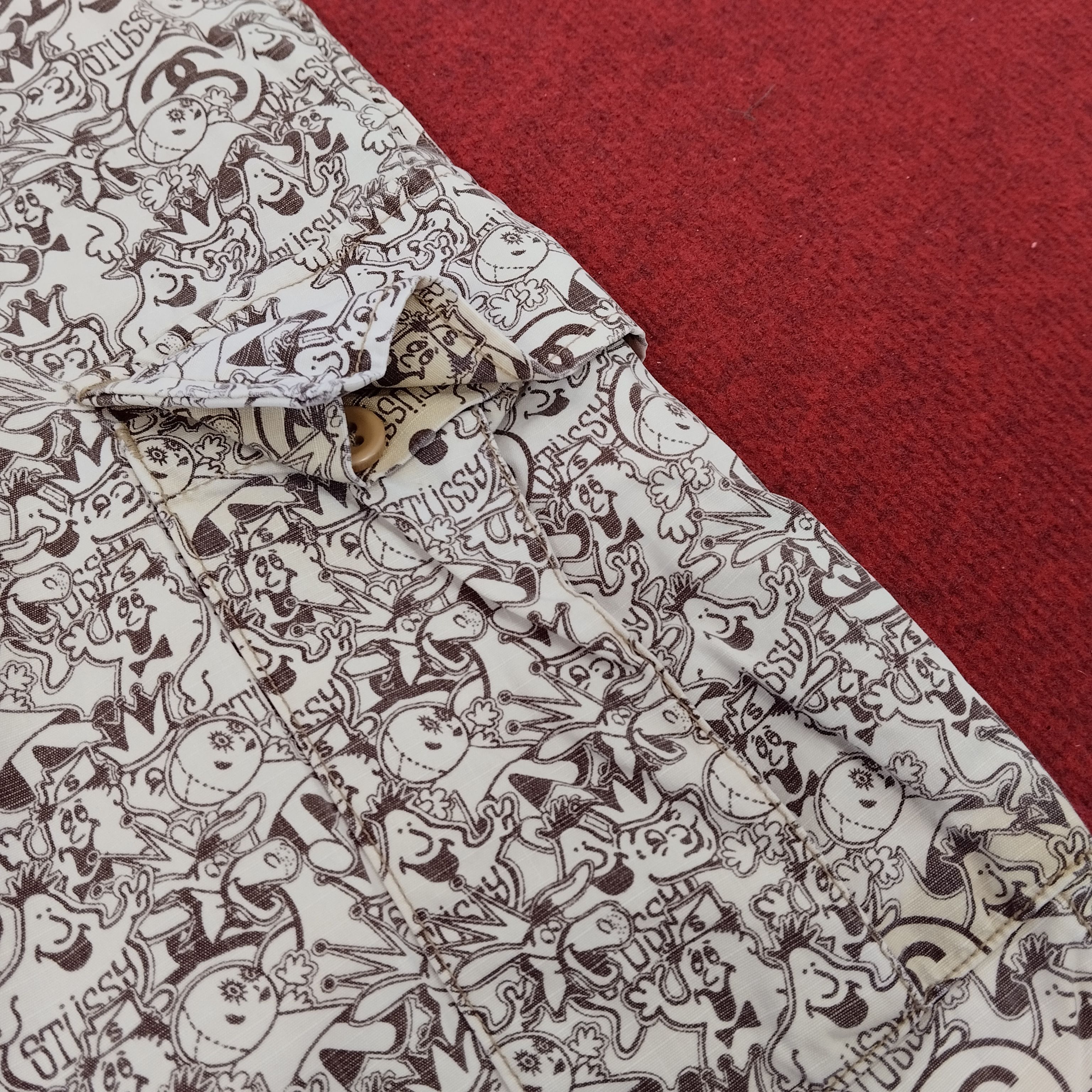 Stussy Summer Style Full Print Design Short Pants