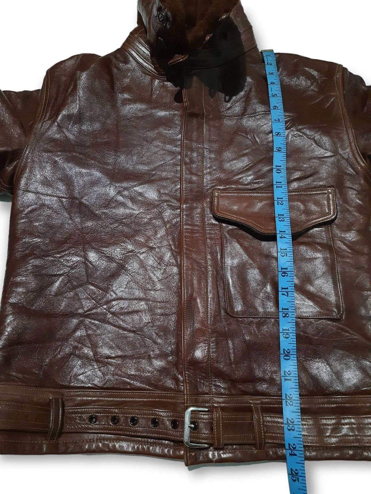 Buzz Rickson's B-2 werber horse leather flying jacket Size US M / EU 48-50 / 2 - 18 Thumbnail