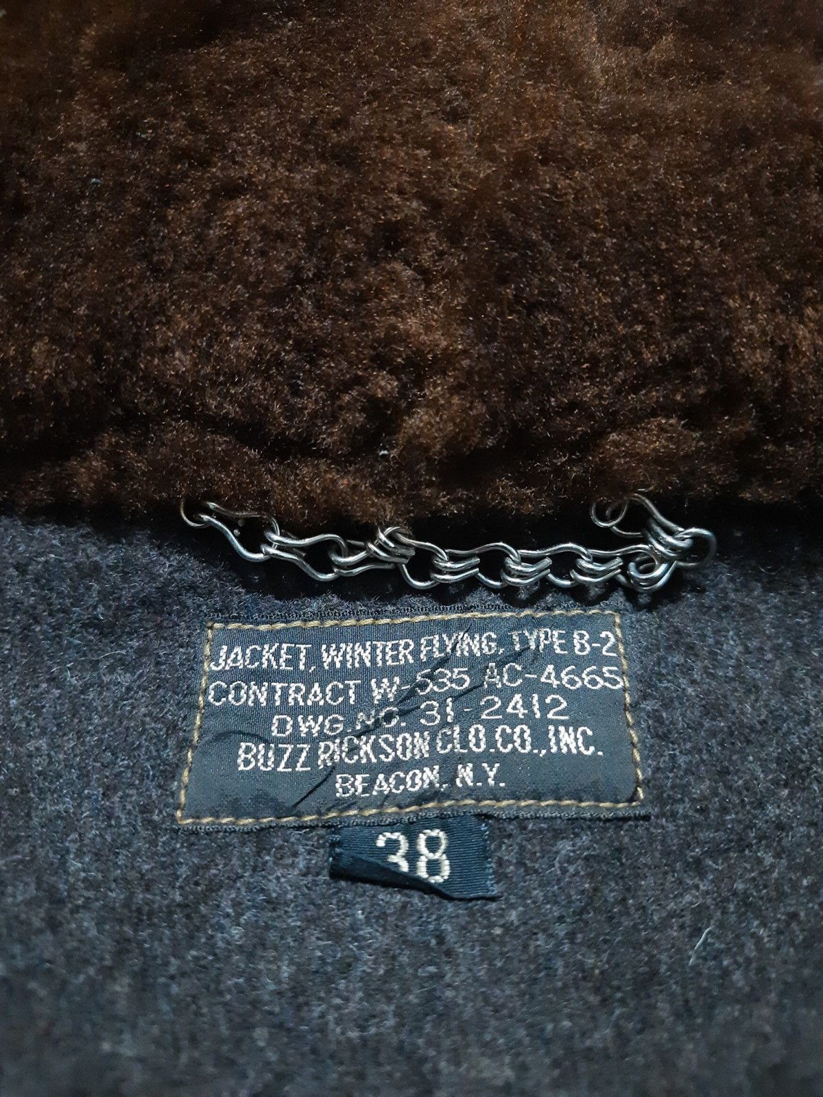 Buzz Rickson's B-2 werber horse leather flying jacket Size US M / EU 48-50 / 2 - 14 Thumbnail