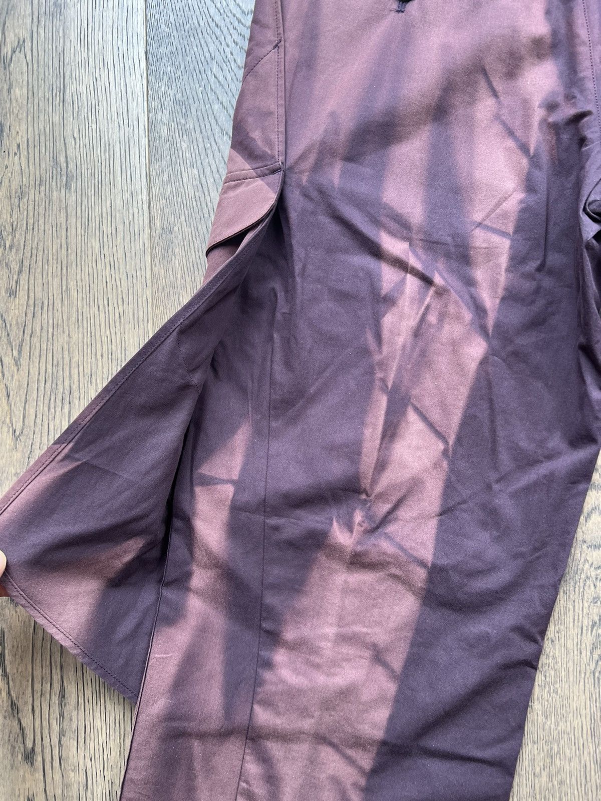 JiyongKim AW22 Purple Layered Sun Bleach Cargo Pants Size US 28 / EU 44 - 11 Thumbnail
