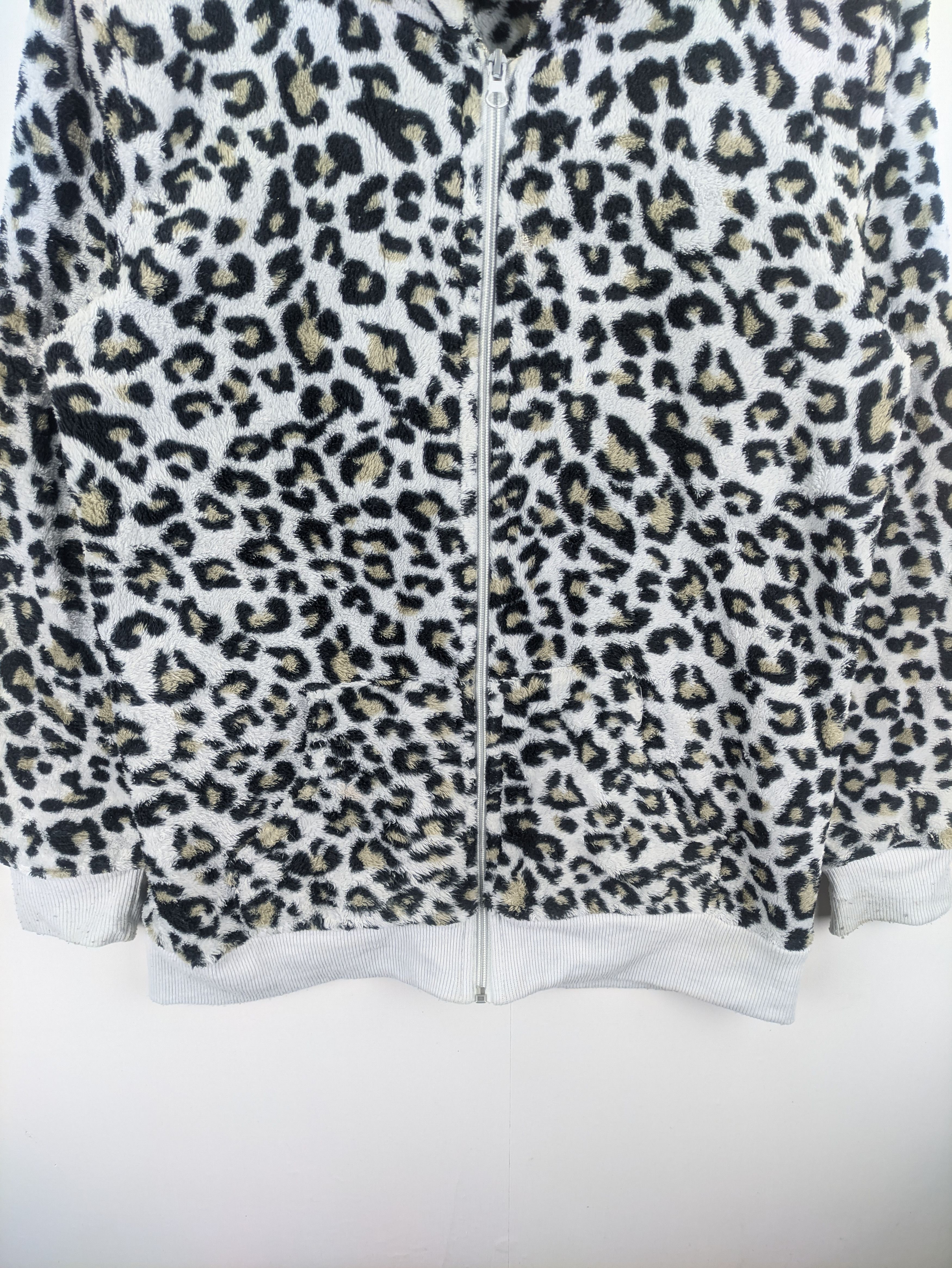 Japanese Brand Steals🔥Leopard Fleece Jacket Hooded by Jane Eyre Size M / US 6-8 / IT 42-44 - 7 Thumbnail