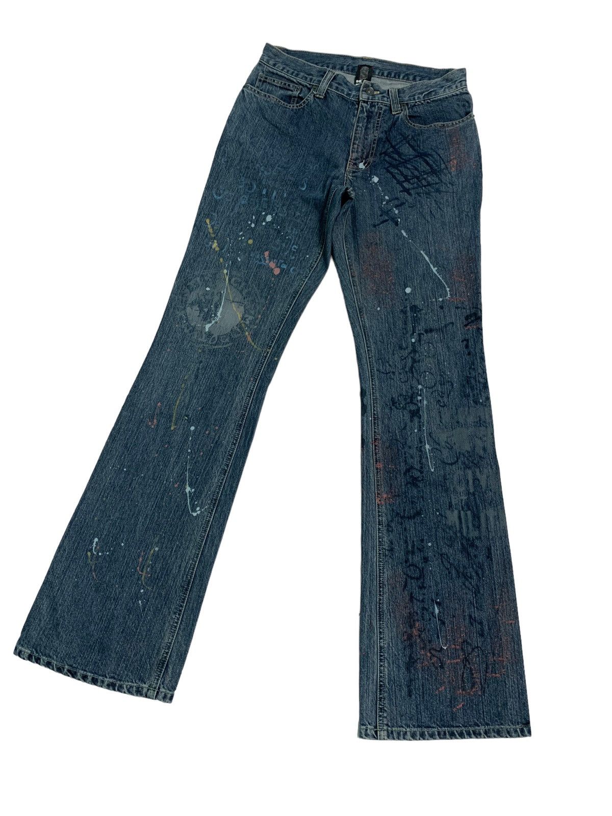 semanticdesign Vintage Japanese Brand Splatter Paint Semantic Design Size US 29 - 3 Thumbnail