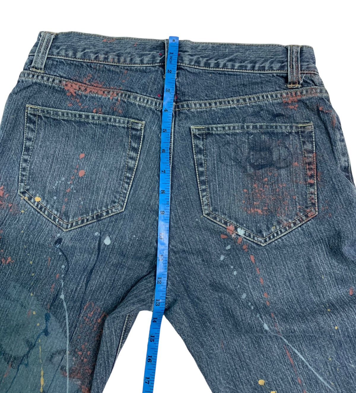 semanticdesign Vintage Japanese Brand Splatter Paint Semantic Design Size US 29 - 10 Thumbnail