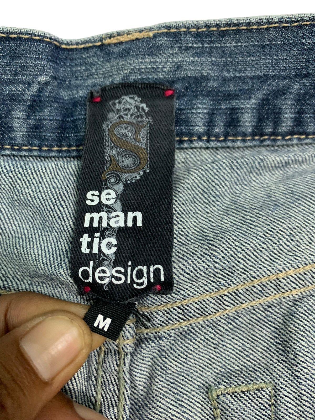 semanticdesign Vintage Japanese Brand Splatter Paint Semantic Design Size US 29 - 8 Thumbnail