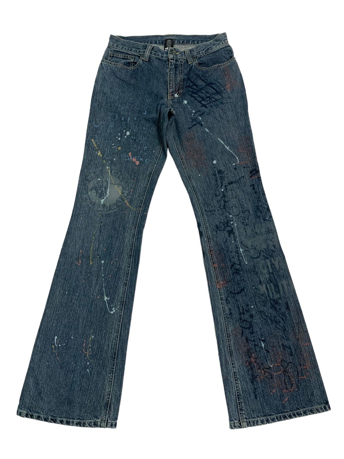 semanticdesign Vintage Japanese Brand Splatter Paint Semantic Design Size US 29 - 1 Thumbnail