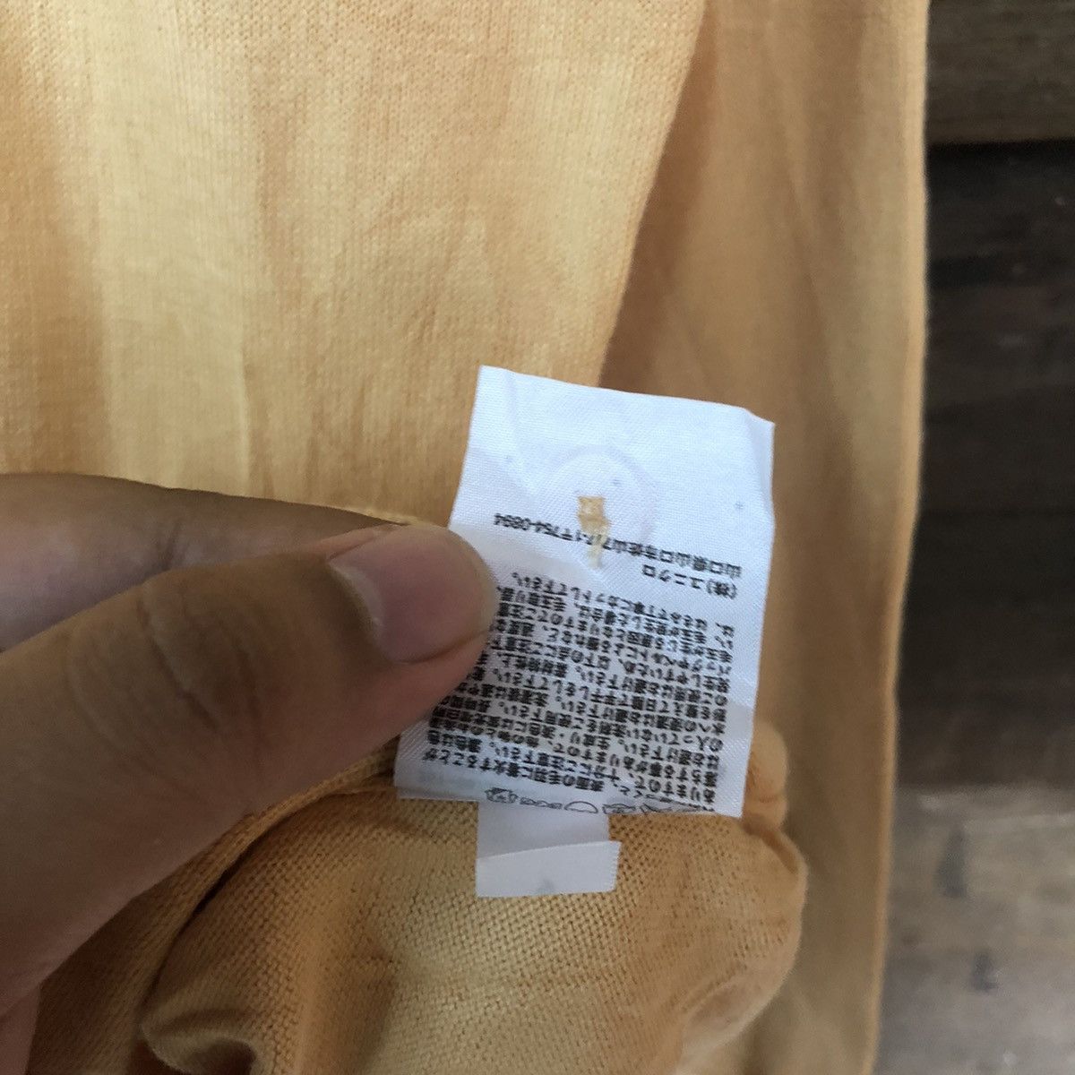 Homespun Knitwear Uniqlo Orange Cardigan knitwear thin japan vintage #7252 Size L / US 10 / IT 46 - 10 Thumbnail
