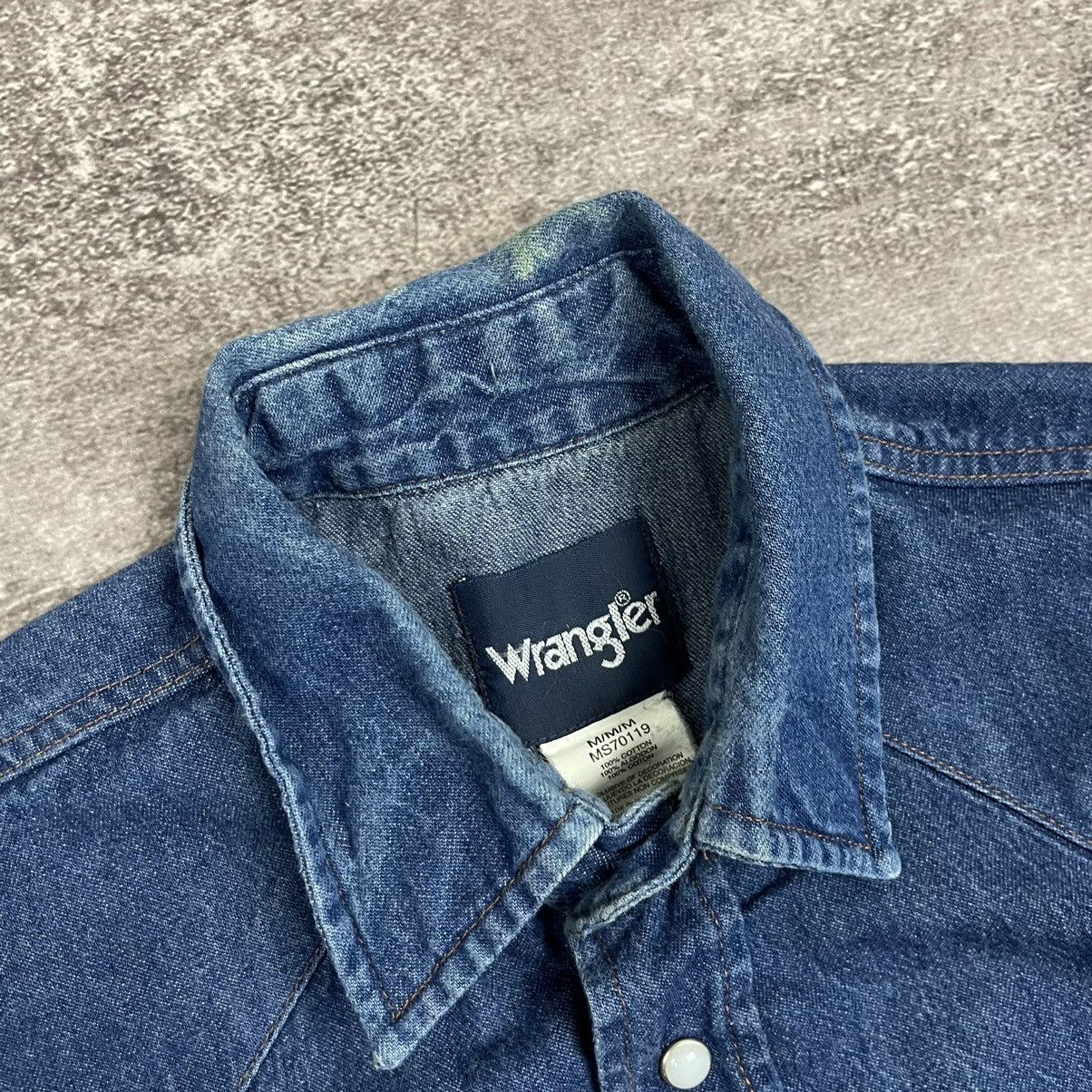 Wrangler Wrangler Long Sleeve Jeans Shirt Size US M / EU 48-50 / 2 - 7 Thumbnail