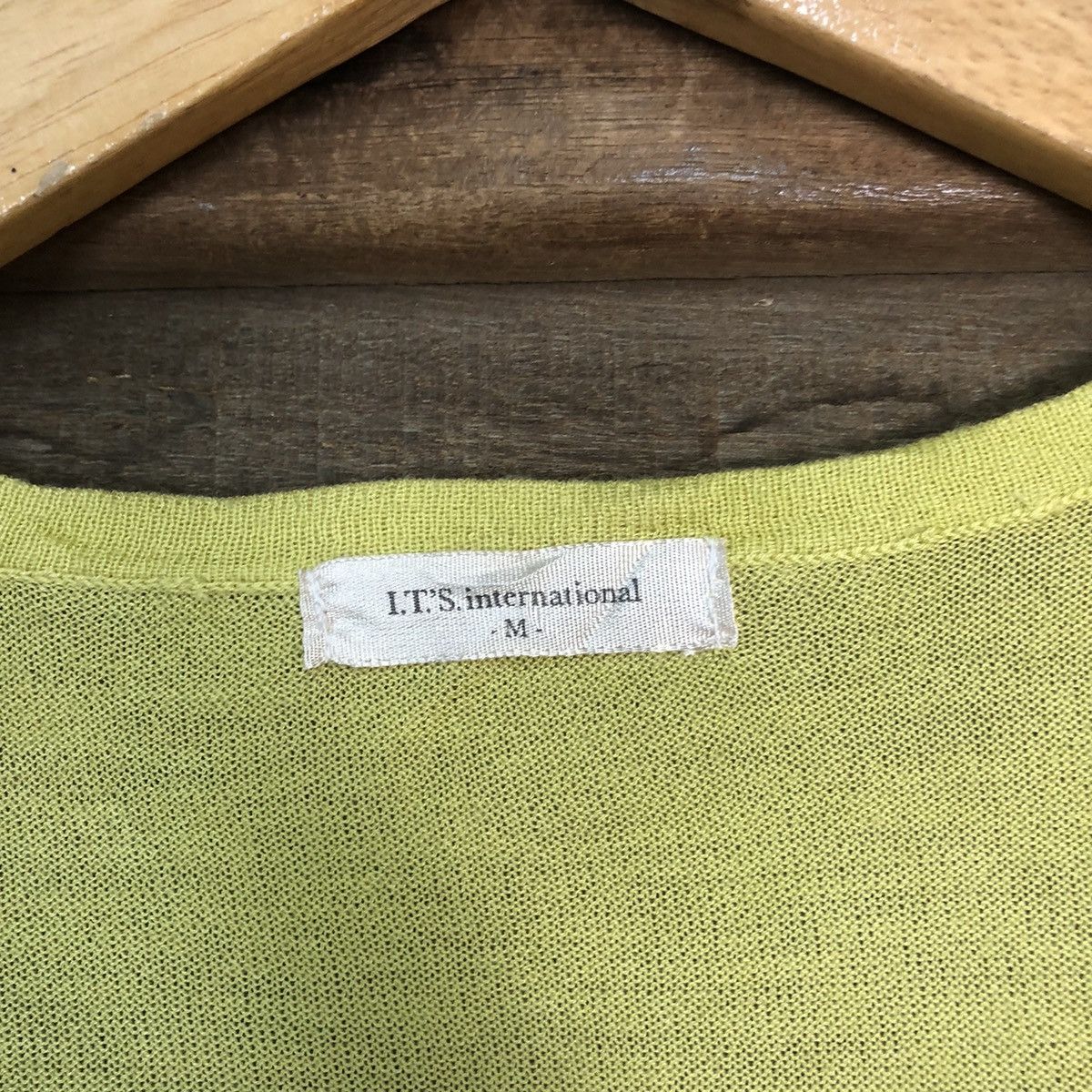 Homespun Knitwear LTS International Yellow Cardigan thin japan vintage #7249 Size M / US 6-8 / IT 42-44 - 7 Thumbnail