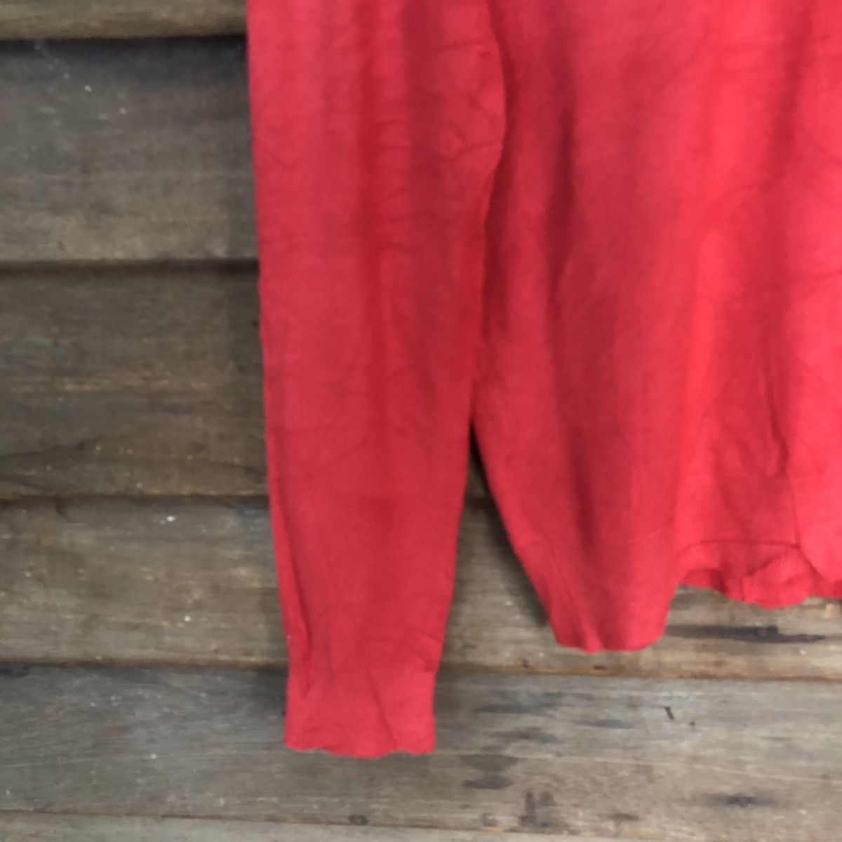 Japanese Brand Glacier Red vintage knitwear japan Cardigans #7246 Size L / US 10 / IT 46 - 11 Thumbnail