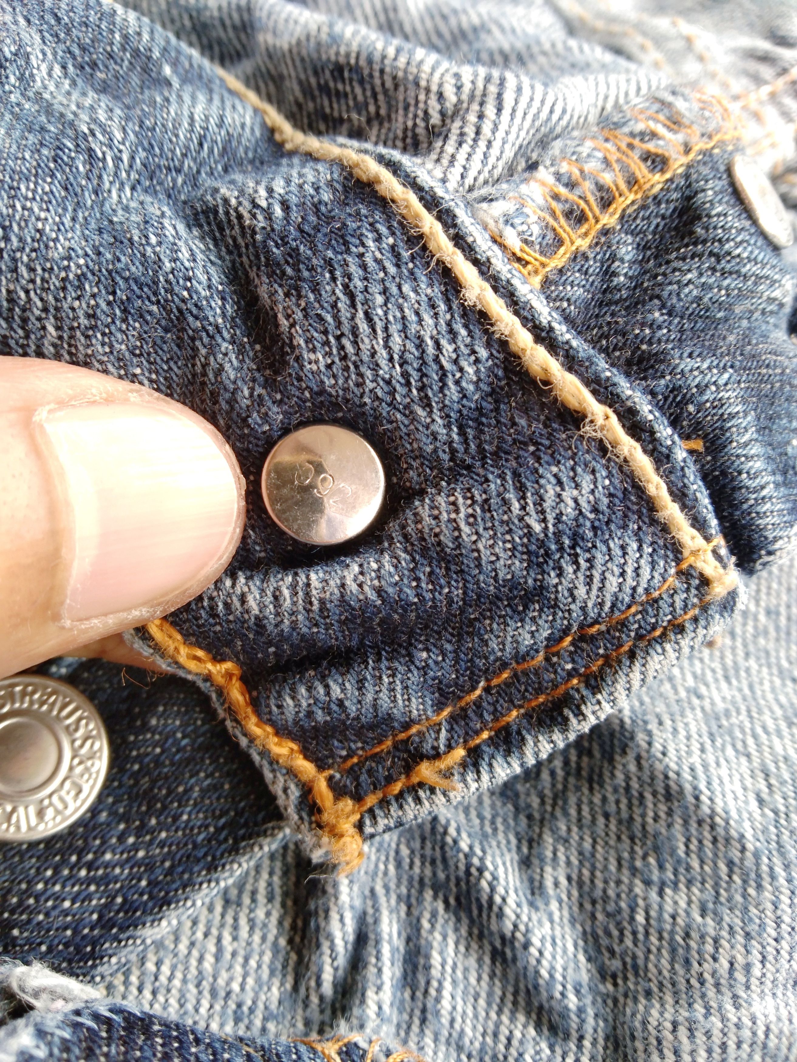 Levi's Vintage Levi's 501 Straight Leg Distressed Jeans 36x34 Size US 36 / EU 52 - 7 Thumbnail