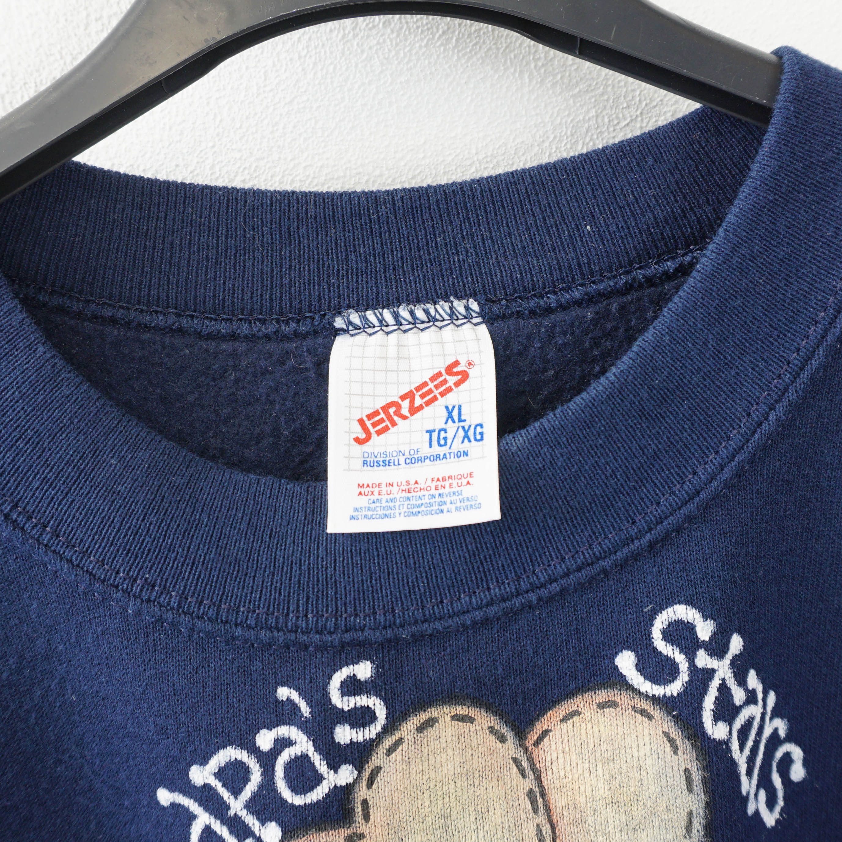 Jerzees 1986 Graphic Crewneck Boxy Sweatshirt Size US XL / EU 56 / 4 - 3 Thumbnail