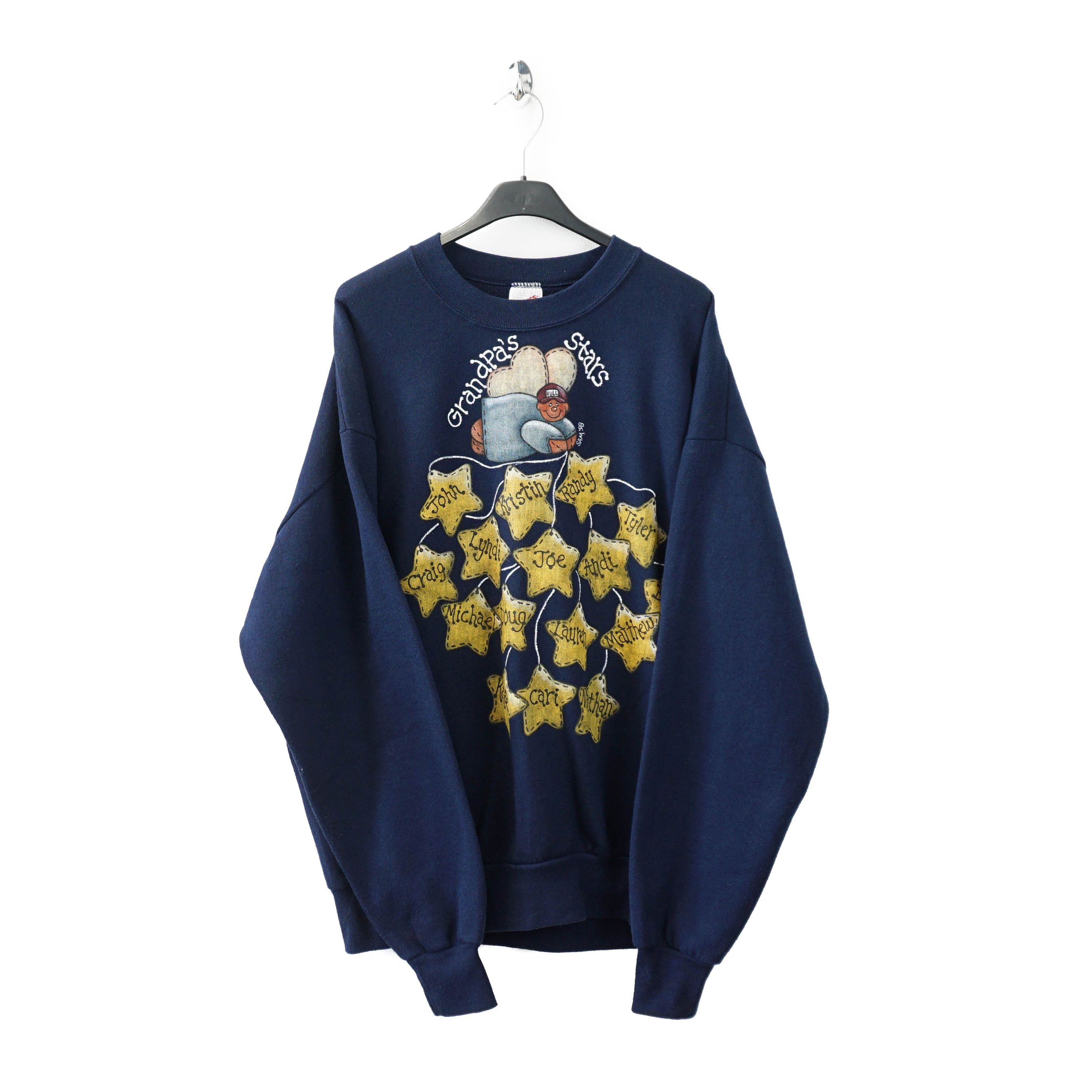 Jerzees 1986 Graphic Crewneck Boxy Sweatshirt Size US XL / EU 56 / 4 - 1 Thumbnail