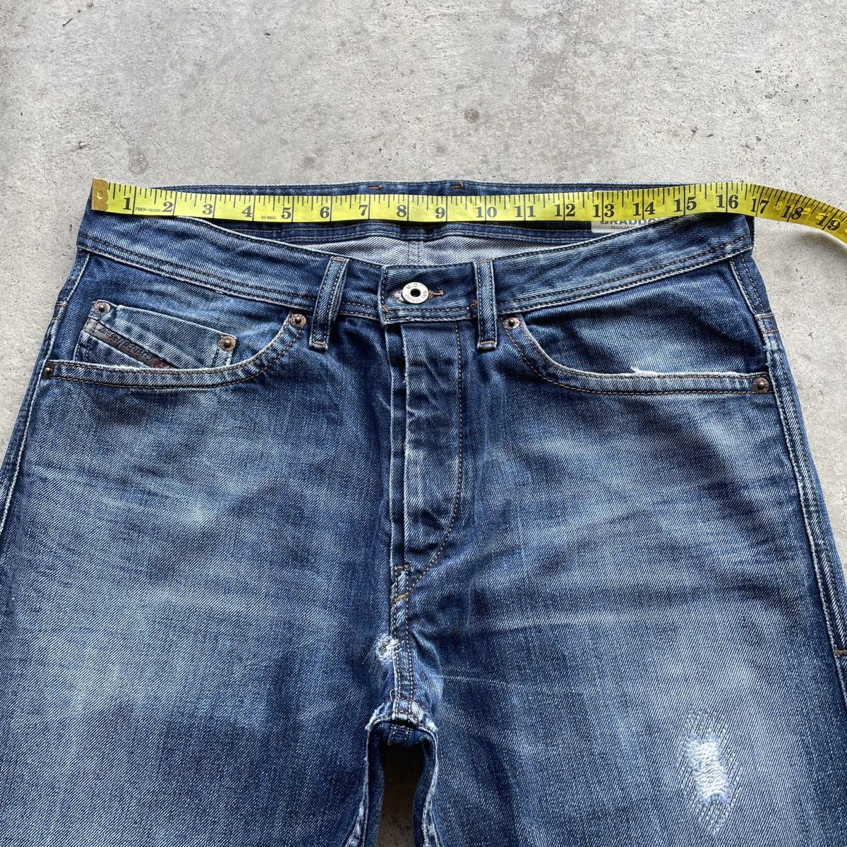 Diesel Vintage Diesel Distressed Faded Denim Jeans Pants Fly Button Size US 32 / EU 48 - 5 Thumbnail