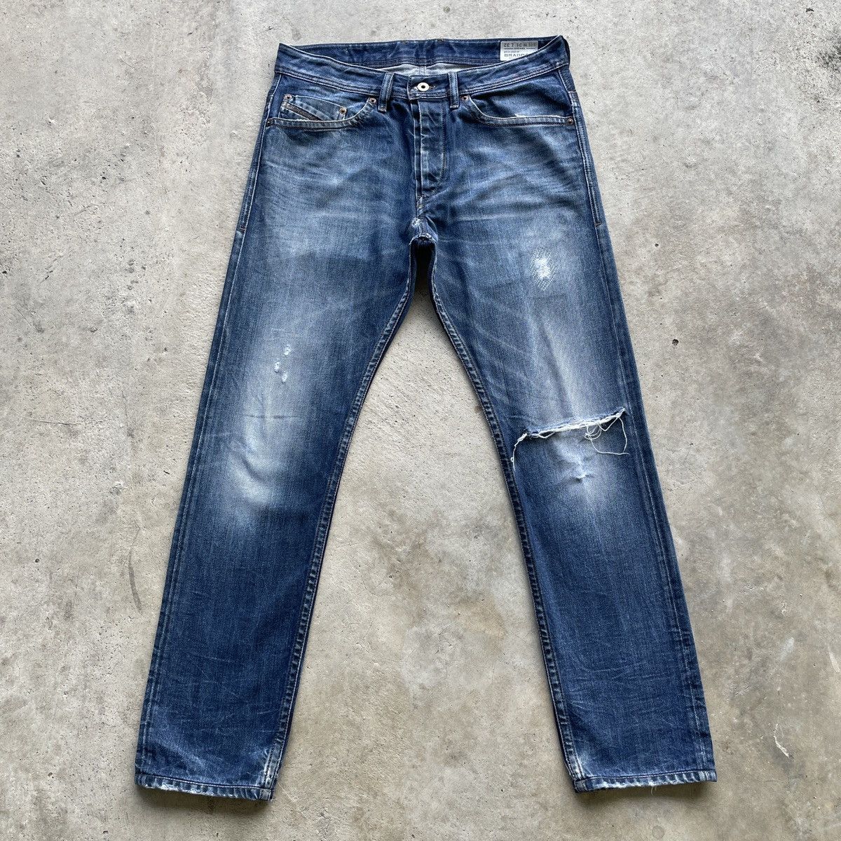 Diesel Vintage Diesel Distressed Faded Denim Jeans Pants Fly Button Size US 32 / EU 48 - 1 Thumbnail