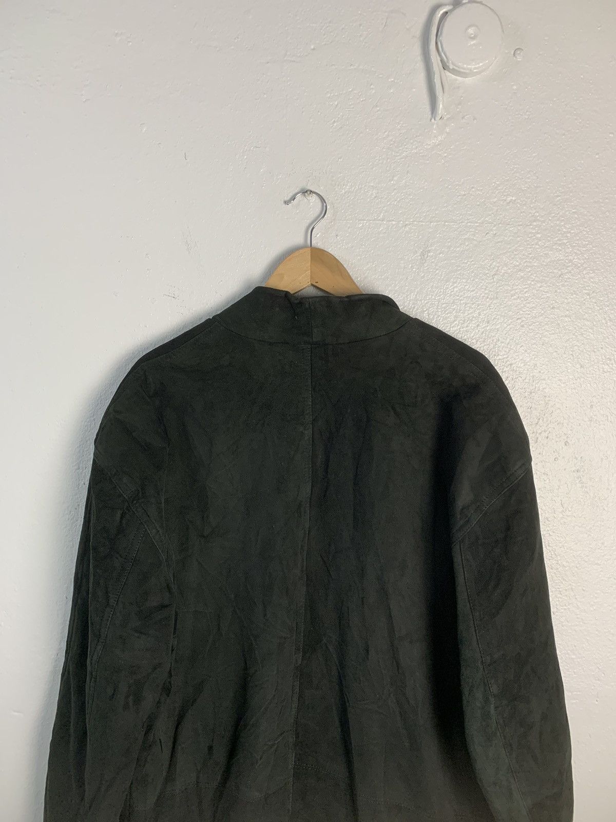 Issey Miyake Vintage 80s Issey Miyake Suede Leather Jacket Size US M / EU 48-50 / 2 - 13 Thumbnail