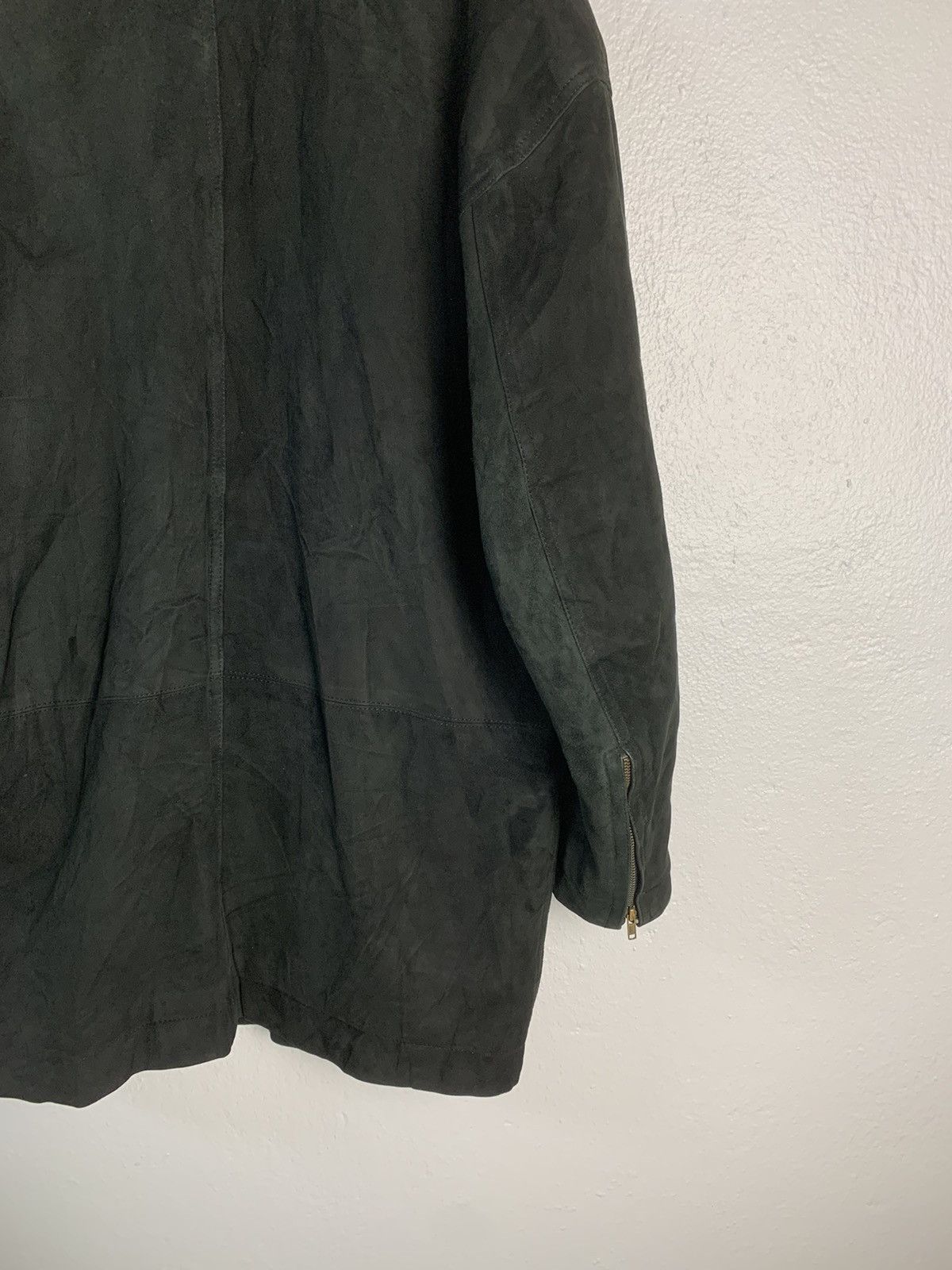 Issey Miyake Vintage 80s Issey Miyake Suede Leather Jacket Size US M / EU 48-50 / 2 - 11 Thumbnail