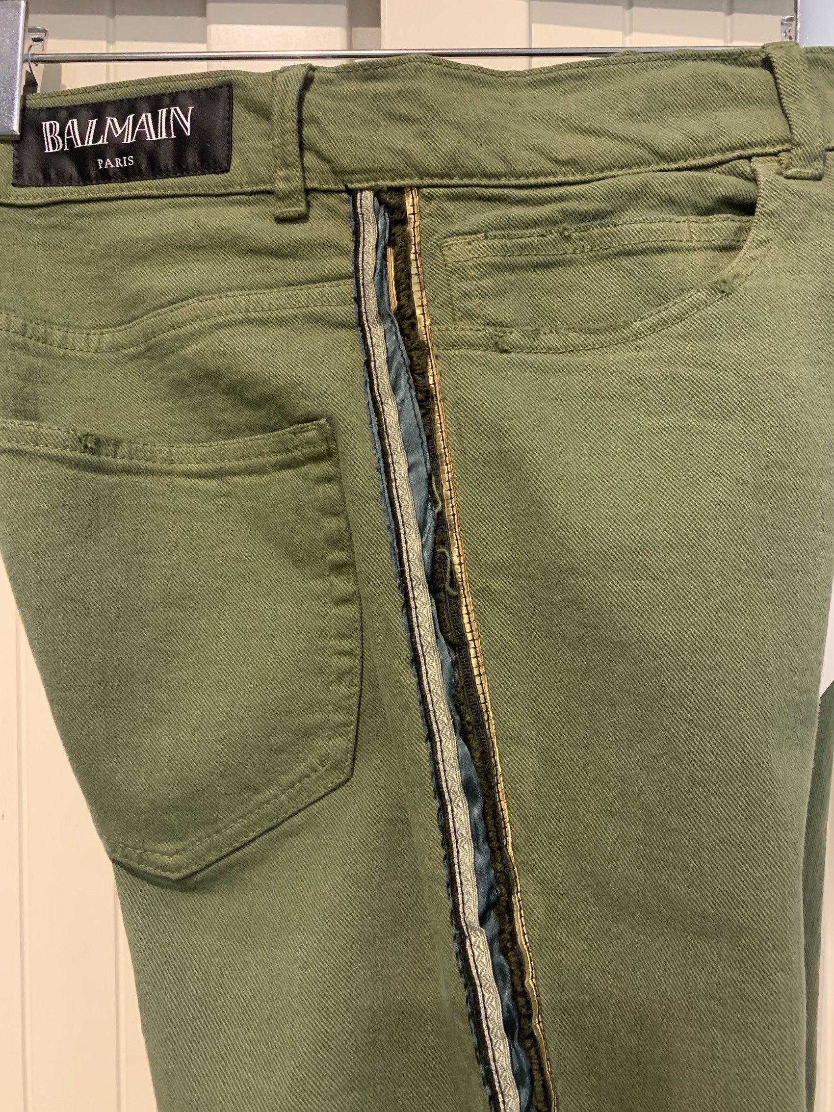 Balmain SS'13 Jean Slim Decorated Stripe Size US 30 / EU 46 - 2 Thumbnail