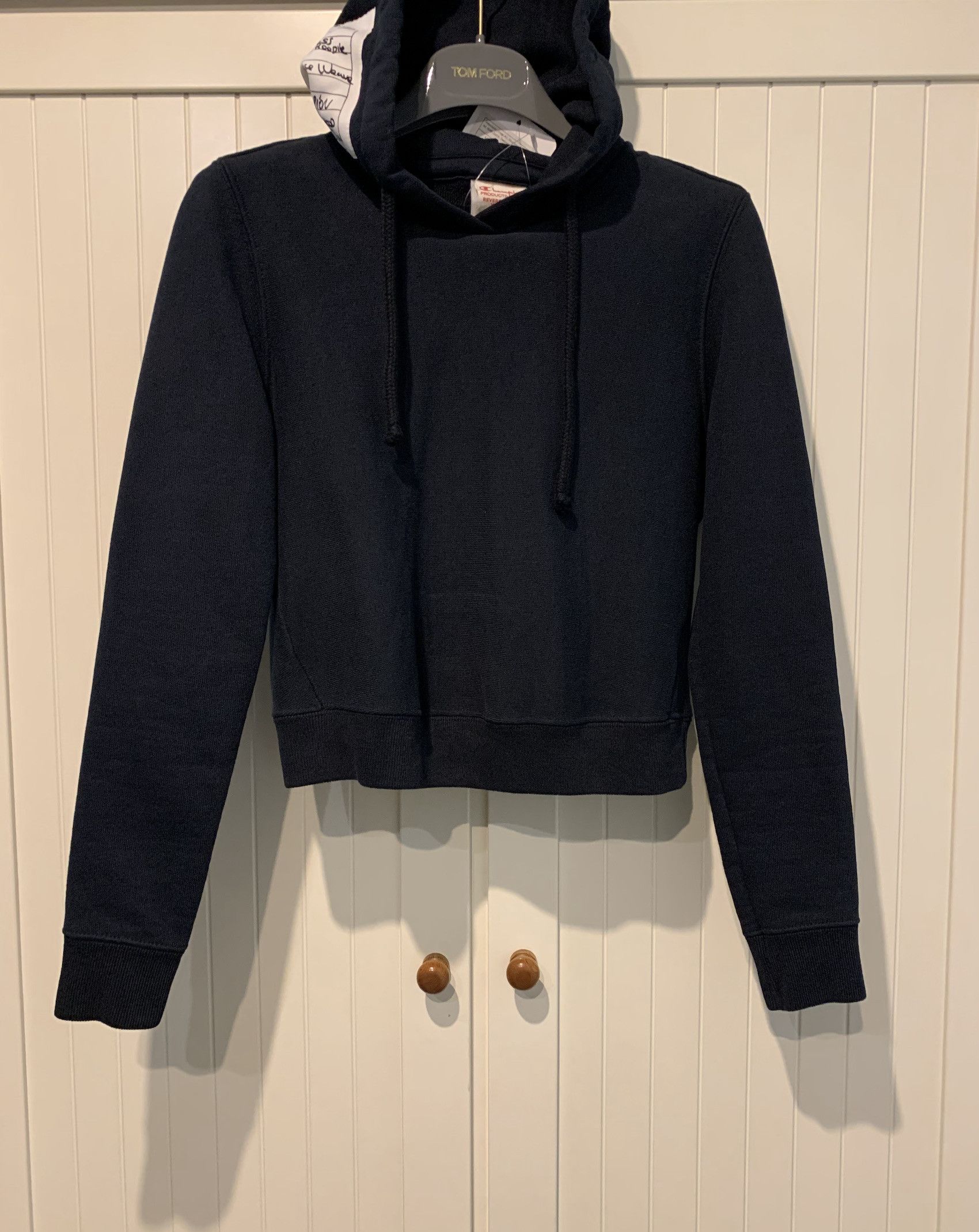 Champion × Vetements SS'17 Hoodie Logo Printed Size S / US 4 / IT 40 - 2 Thumbnail