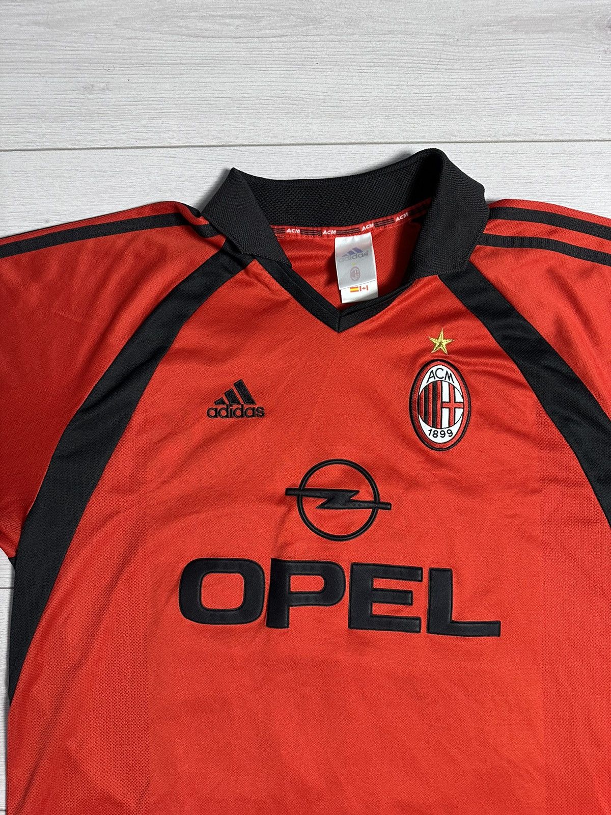 Adidas × Vintage Vintage AC Milan soccer jersey adidas 20 Seedorf rare red XL Size US XL / EU 56 / 4 - 3 Thumbnail