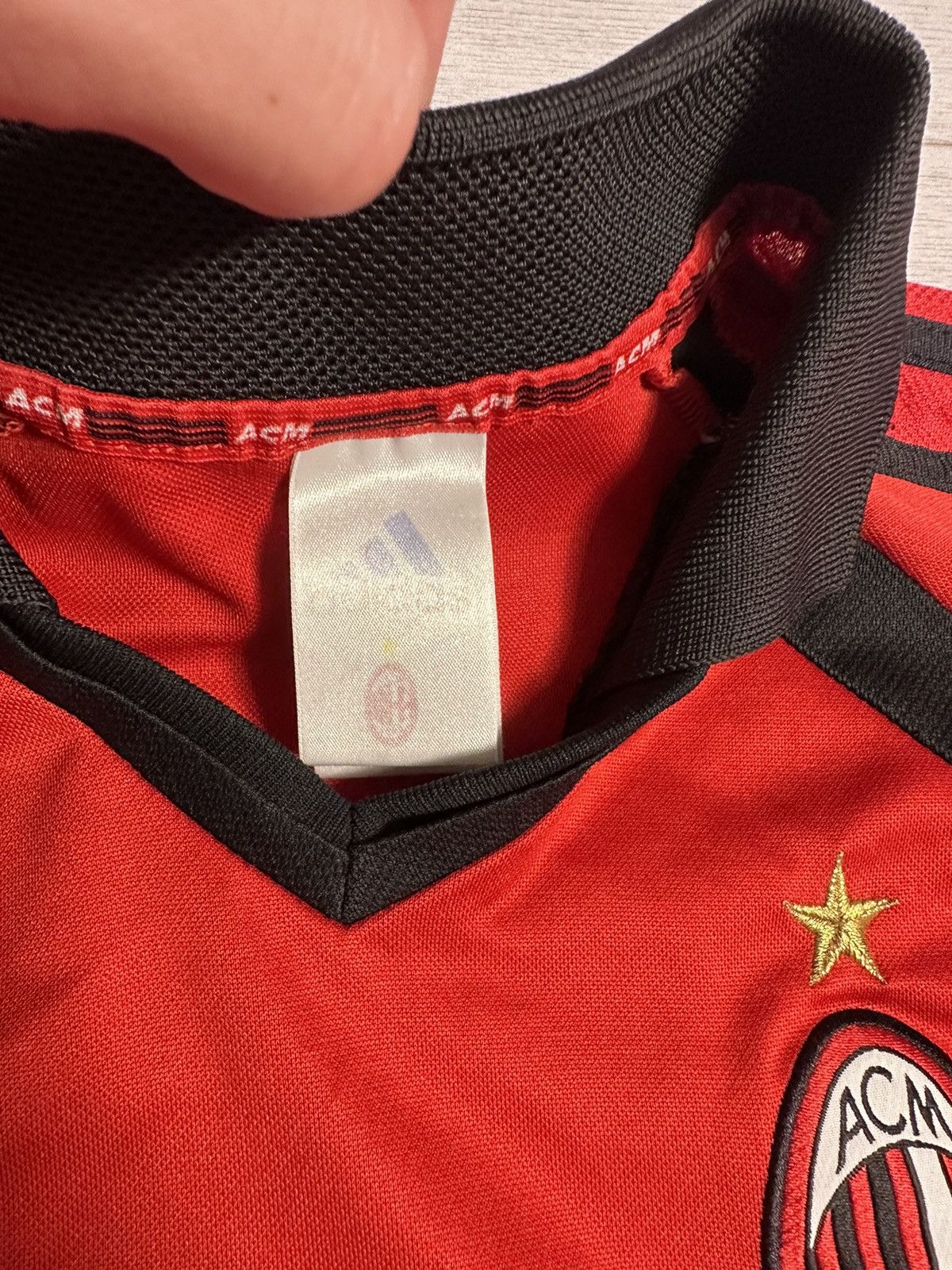 Adidas × Vintage Vintage AC Milan soccer jersey adidas 20 Seedorf rare red XL Size US XL / EU 56 / 4 - 4 Thumbnail