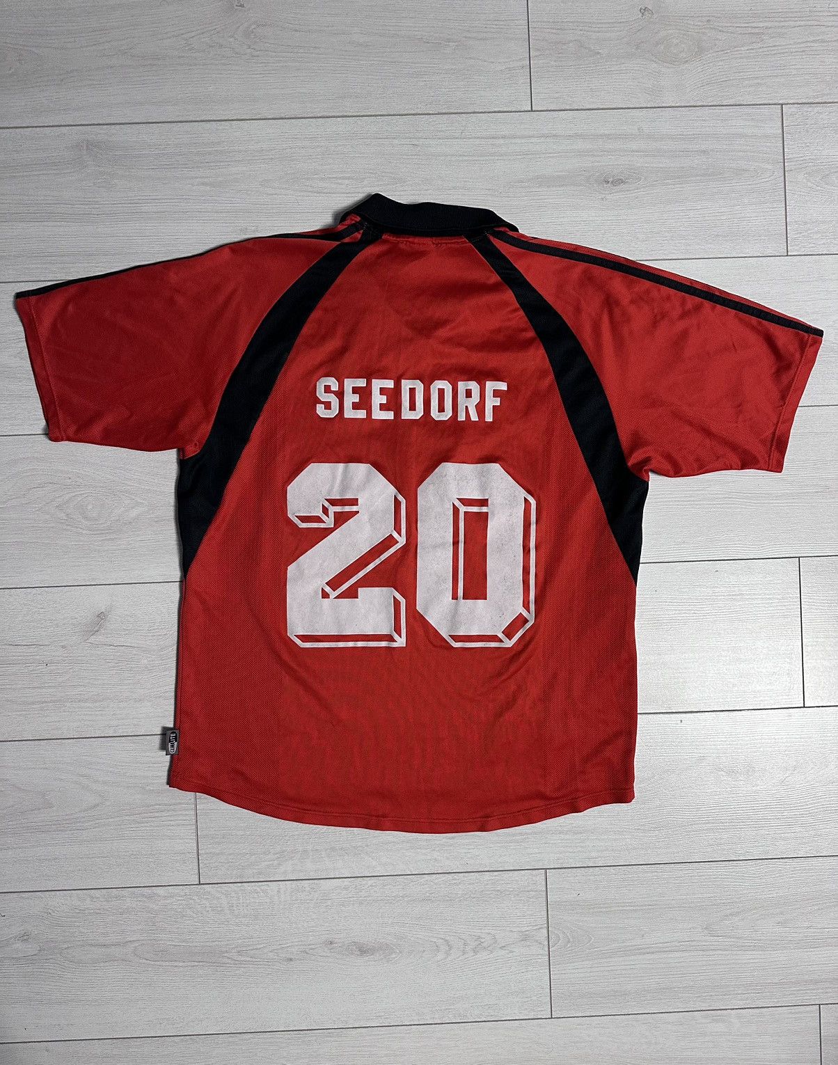 Adidas × Vintage Vintage AC Milan soccer jersey adidas 20 Seedorf rare red XL Size US XL / EU 56 / 4 - 2 Thumbnail