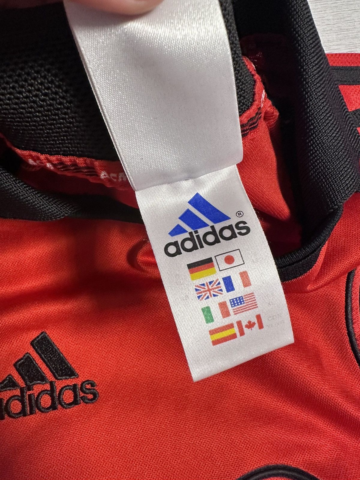 Adidas × Vintage Vintage AC Milan soccer jersey adidas 20 Seedorf rare red XL Size US XL / EU 56 / 4 - 5 Thumbnail
