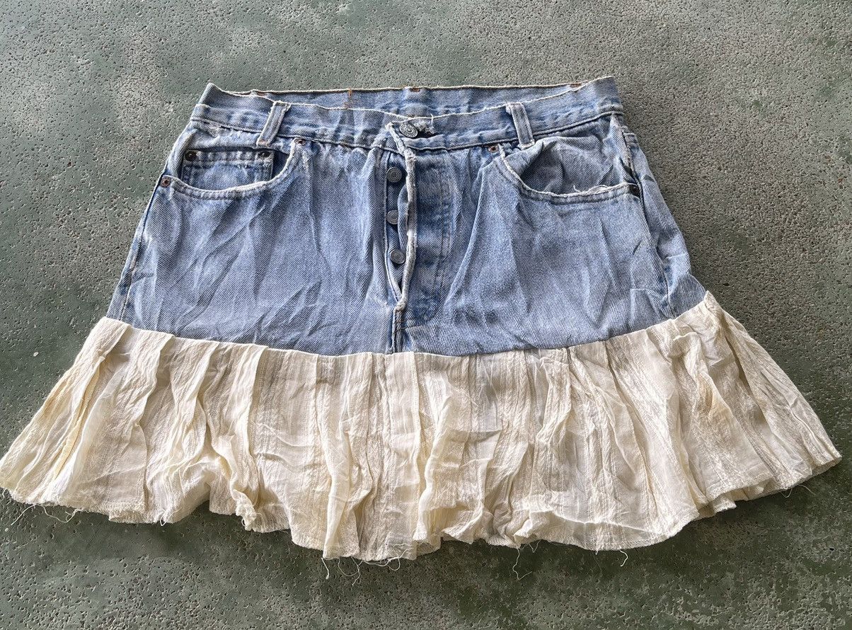 Levi's VINTAGE LEVI'S SKIRT JEANS Size 30" / US 8 / IT 44 - 1 Thumbnail