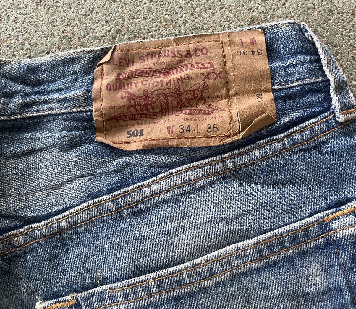 Levi's VINTAGE LEVI'S SKIRT JEANS USA Size 33" - 3 Thumbnail