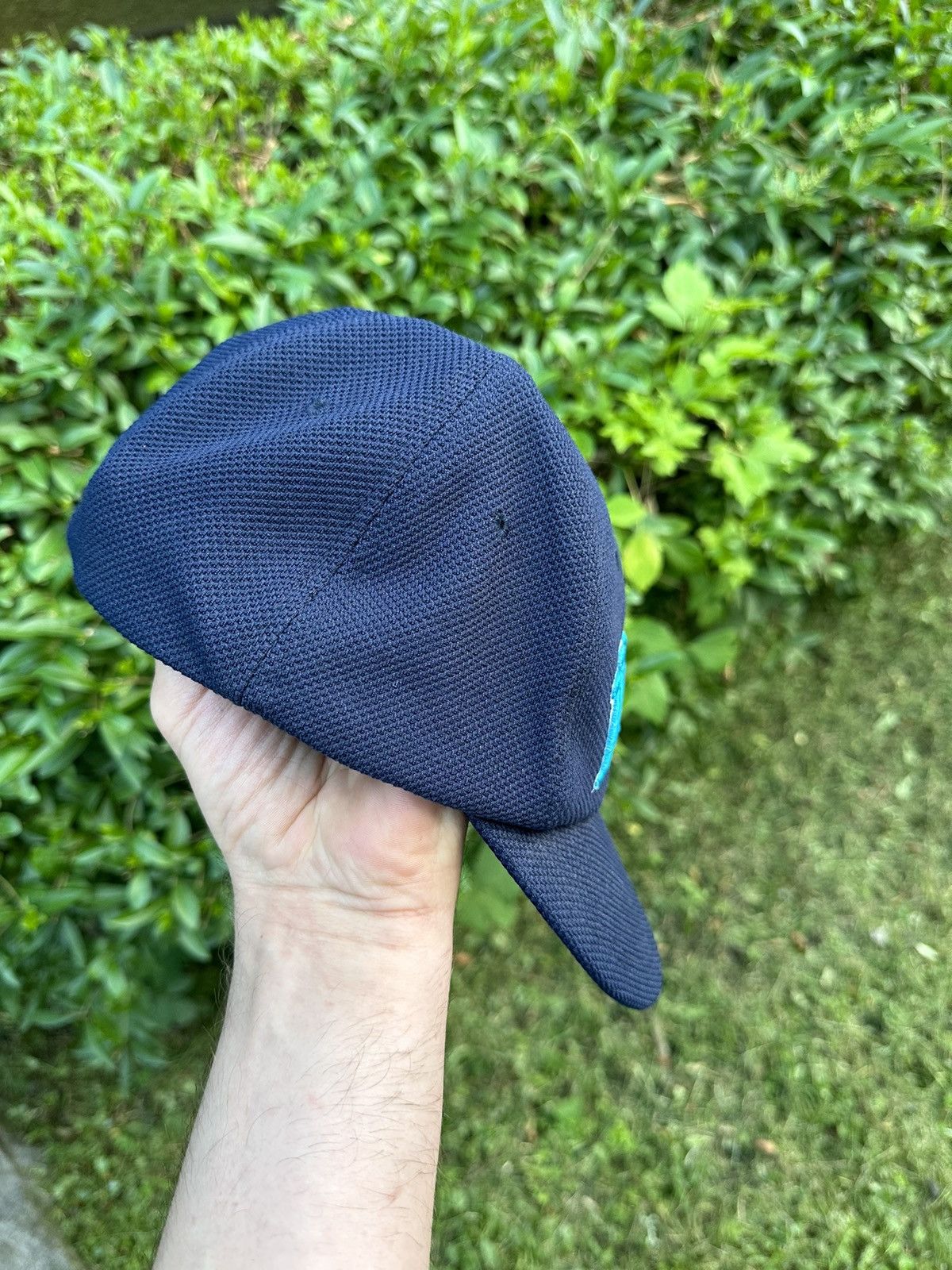 Japanese Brand × Nike Nike drill y2k vintage cap big logo Size ONE SIZE - 3 Thumbnail